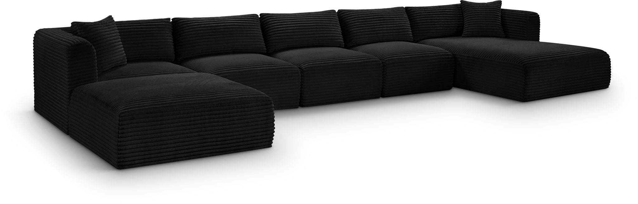 Shaggy - Fabric 6 Piece Modular Sectional With Chaise - Urban Living Furniture (Los Angeles, CA)
