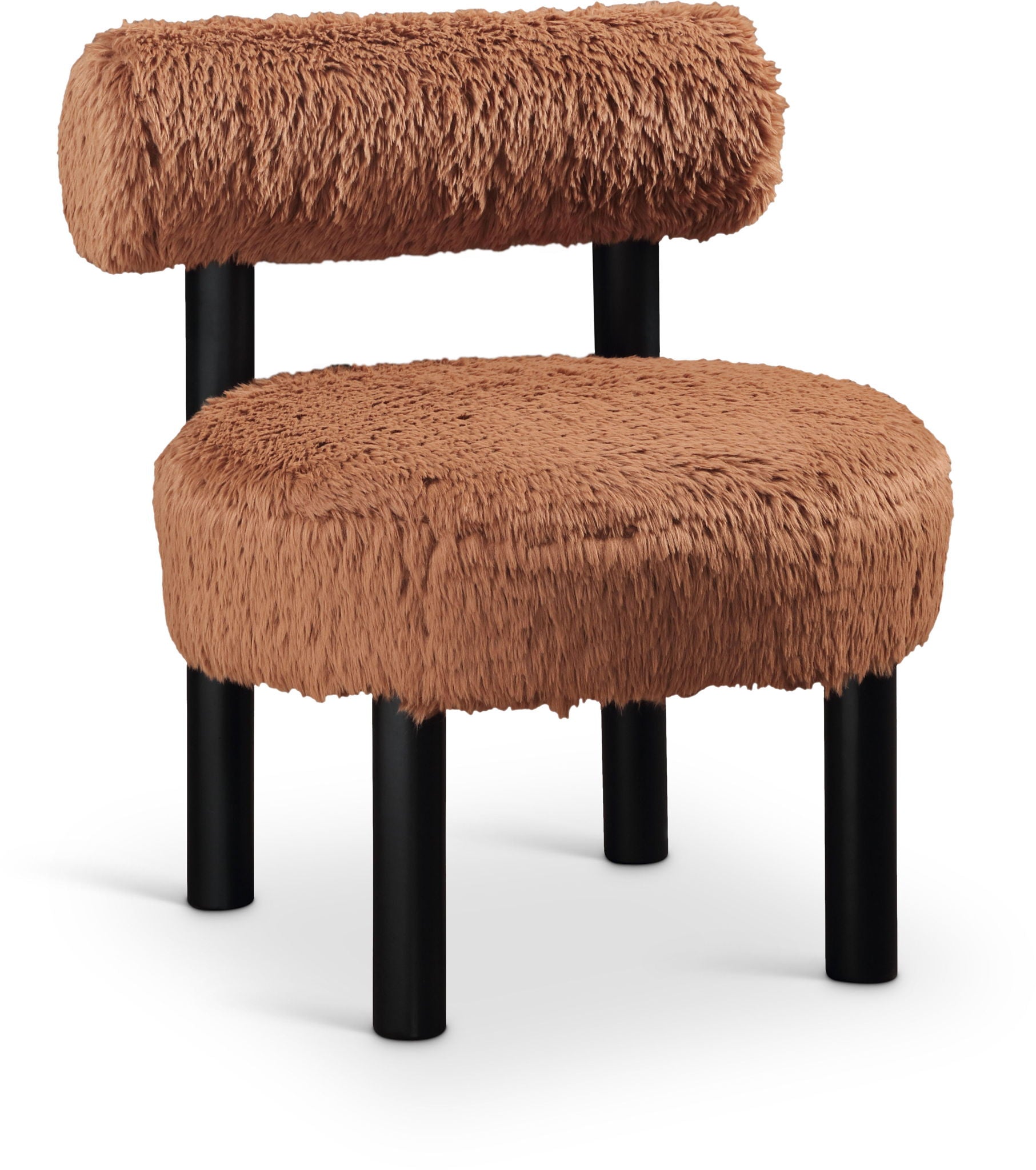 Ambre - Vegan Shearling Fabric Upholstered Accent Chair - Urban Living Furniture (Los Angeles, CA)