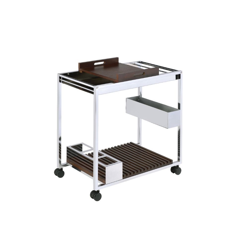 Lisses - Serving Cart - Chrome - Urban Living Furniture (Los Angeles, CA)