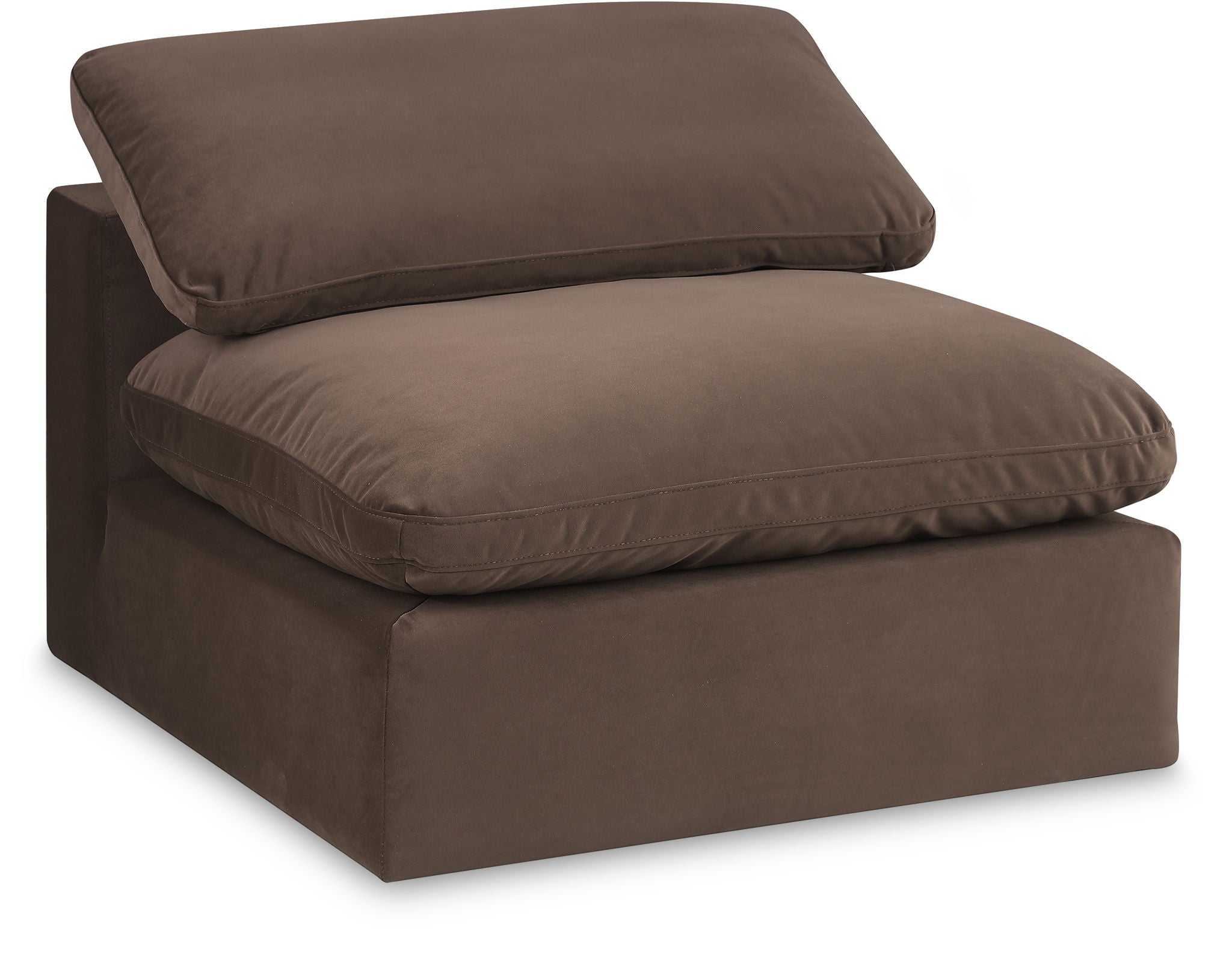 Comfy - Velvet Armless Chair - Urban Living Furniture (Los Angeles, CA)