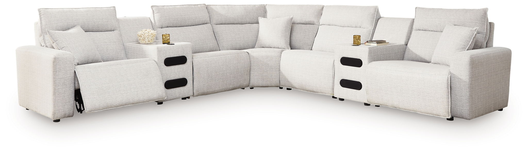 Modmax II - Reclining Sectional - Stone - Urban Living Furniture (Los Angeles, CA)