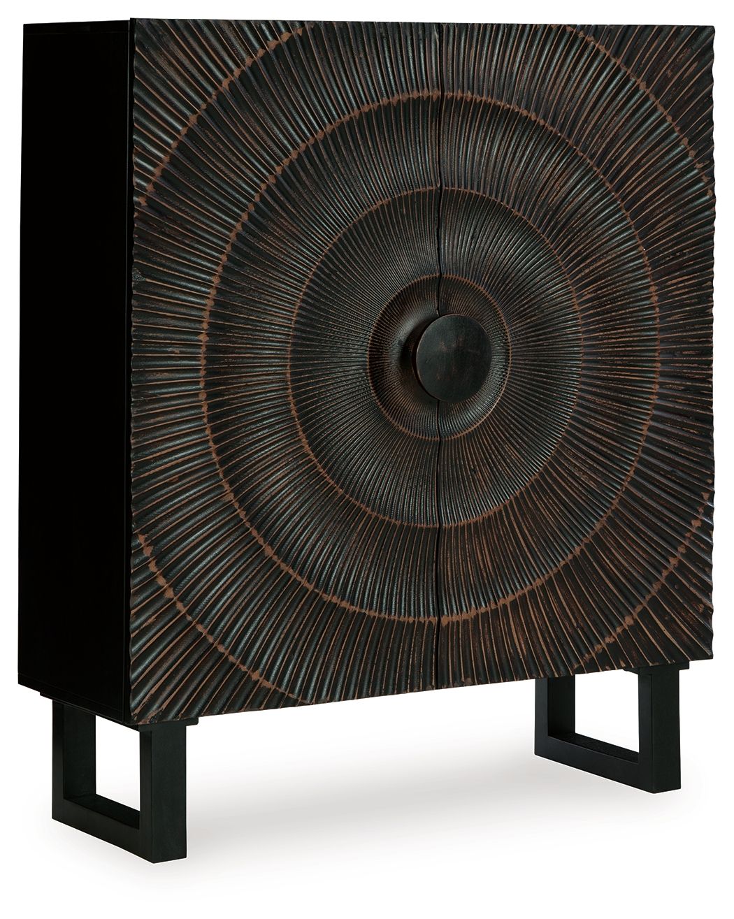 Fosterman - Distressed Black - Accent Cabinet - Urban Living Furniture (Los Angeles, CA)