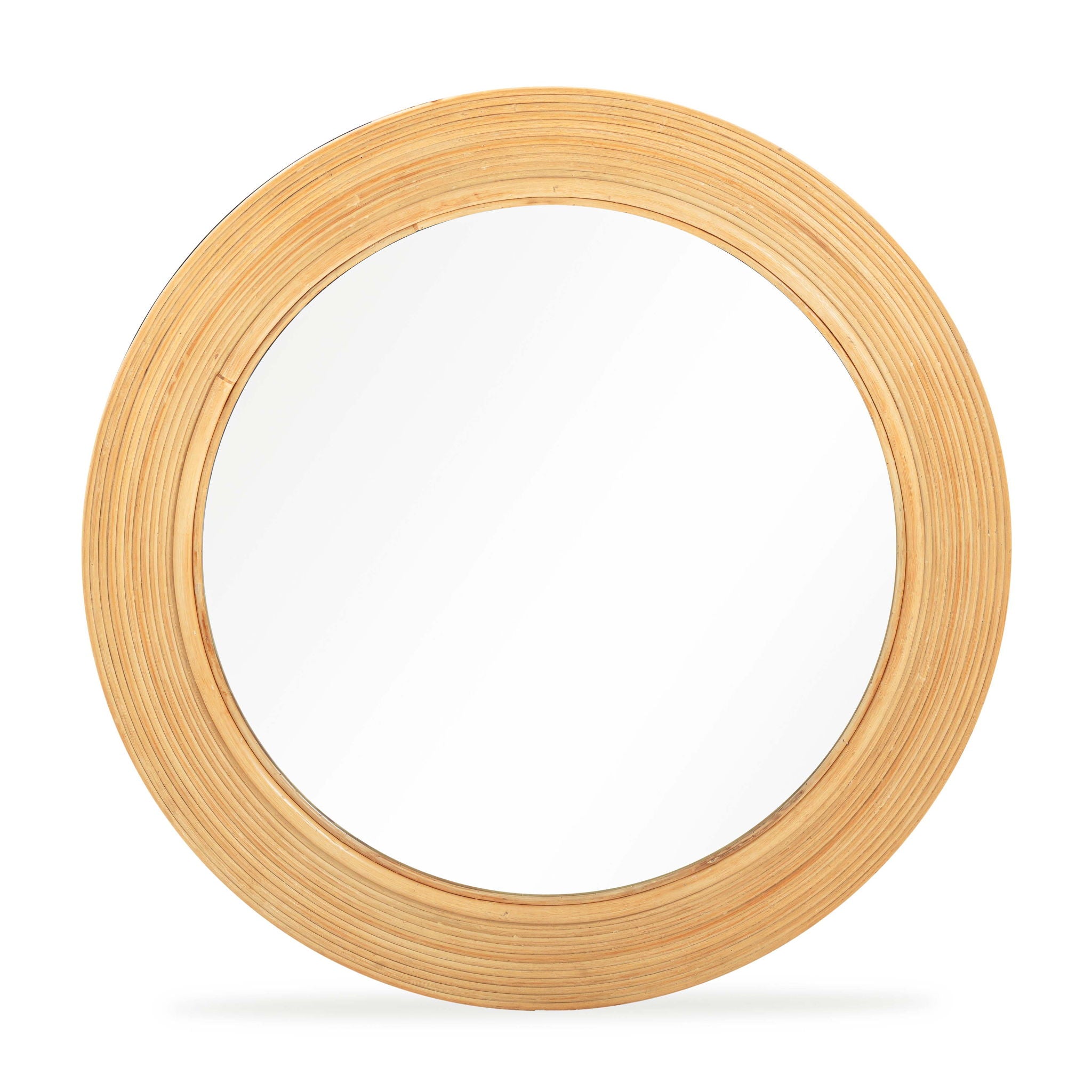 Tanya - Round Wall Mirror - Natural