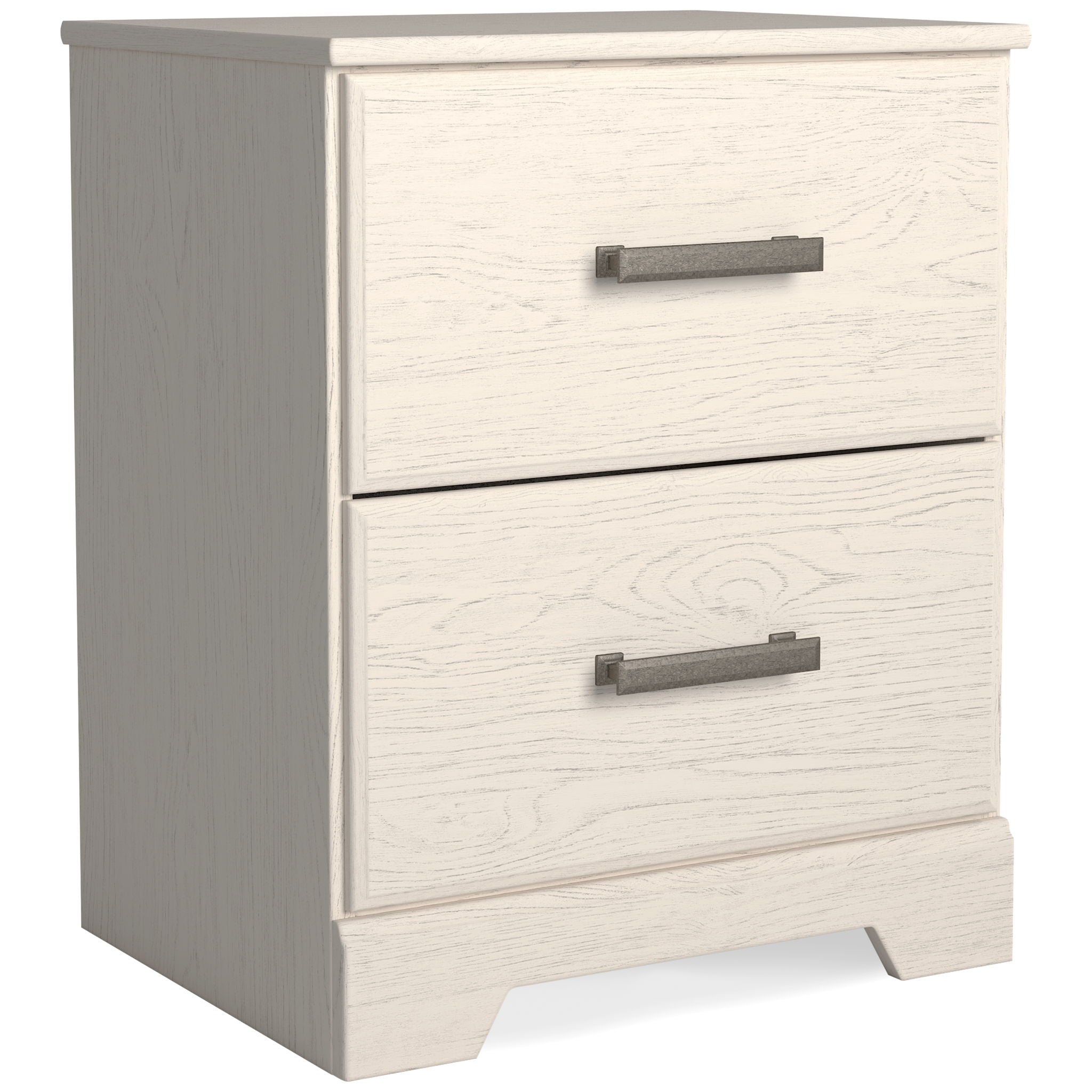 Stelsie - White - Two Drawer Night Stand - Urban Living Furniture (Los Angeles, CA)