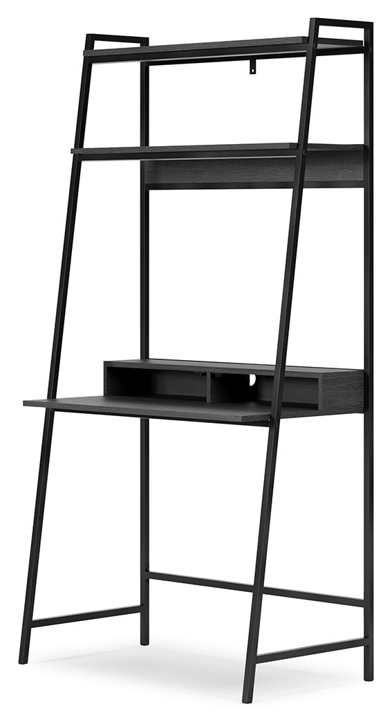 Yarlow - Black - Home Office Desk and Shelf - Urban Living Furniture (Los Angeles, CA)