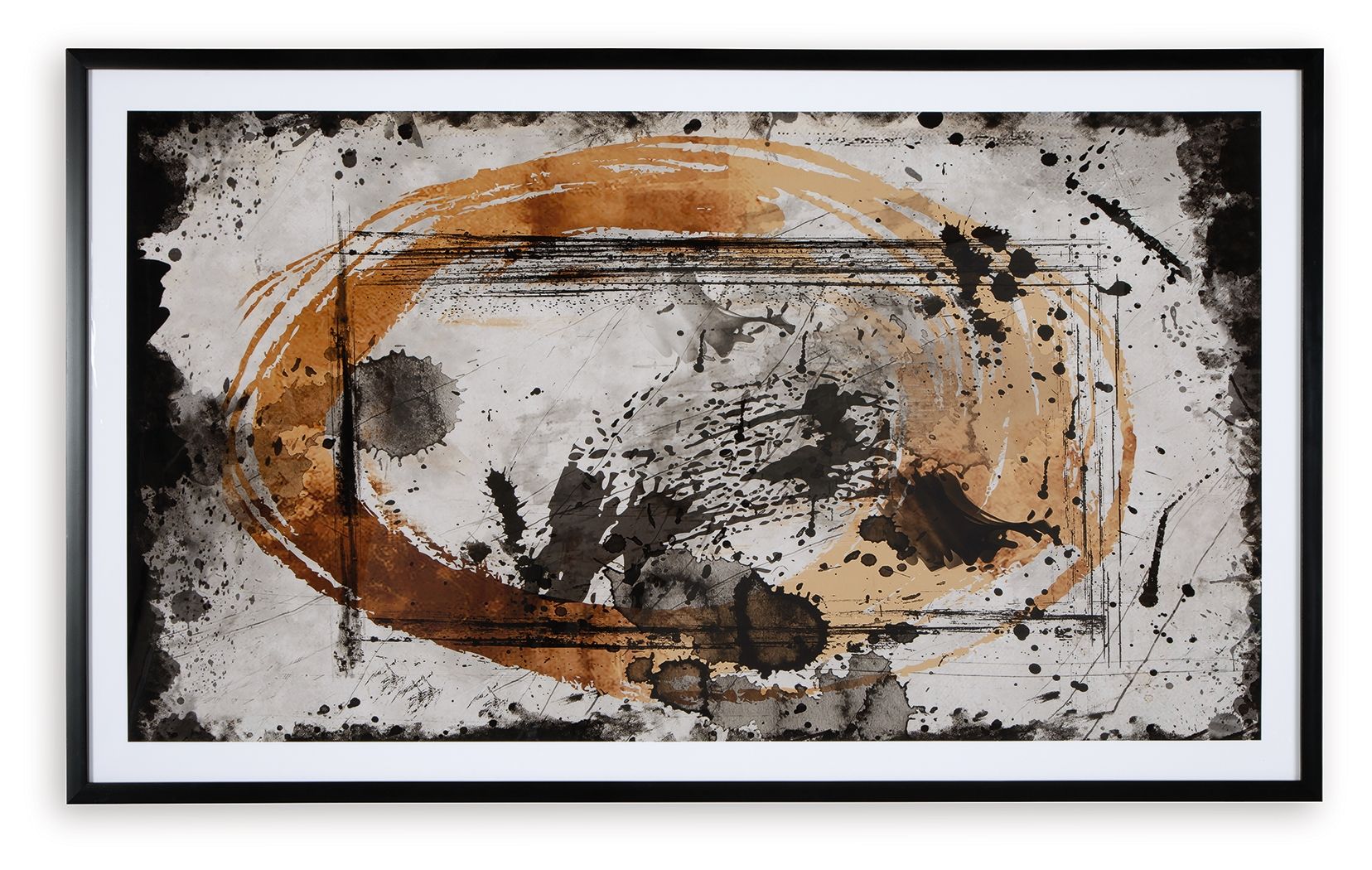 Clefting - Black / Caramel / Tan - Wall Art - Urban Living Furniture (Los Angeles, CA)