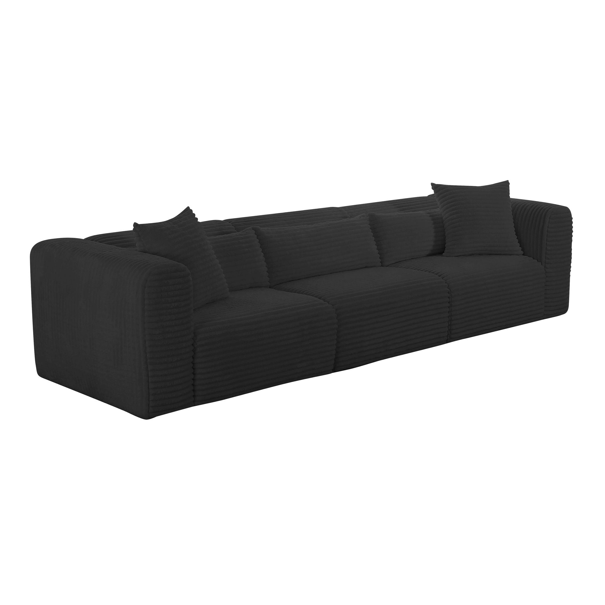 Tarra - Fluffy Oversized Corduroy Modular Sofa - Urban Living Furniture (Los Angeles, CA)