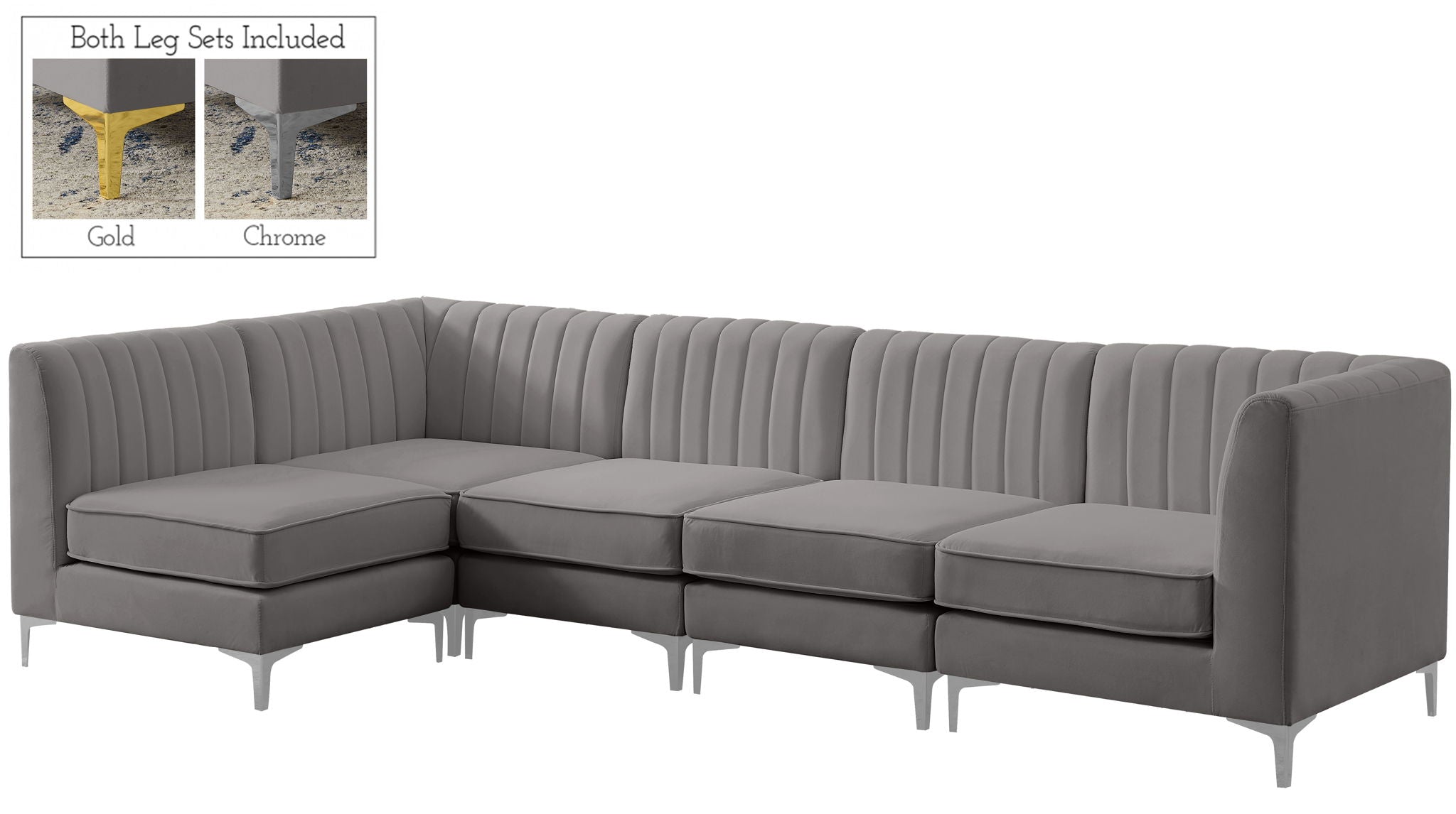 Alina - 5 Piece Modular Sectional - Urban Living Furniture (Los Angeles, CA)