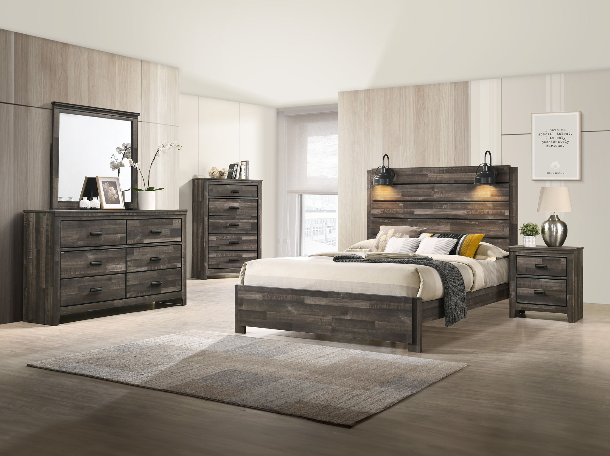 Carter - Bedroom Set - Brown - Urban Living Furniture (Los Angeles, CA)