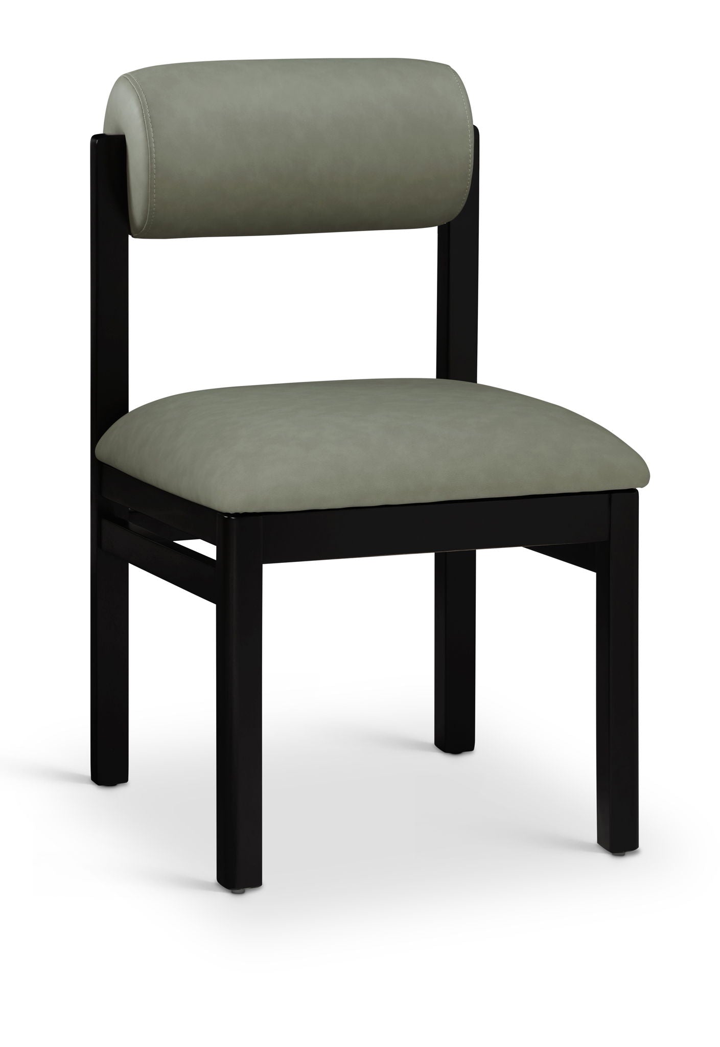 Roundhill - Faux Leather Dining Chair (Set of 2) - Black Frame - Urban Living Furniture (Los Angeles, CA)