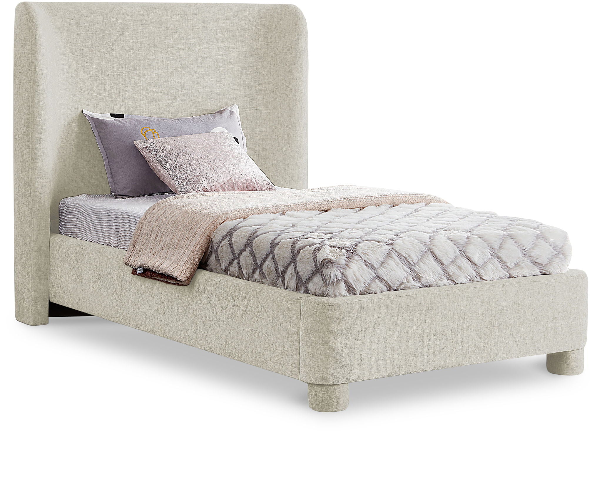 Penny - Chenille Fabric Bed - Urban Living Furniture (Los Angeles, CA)
