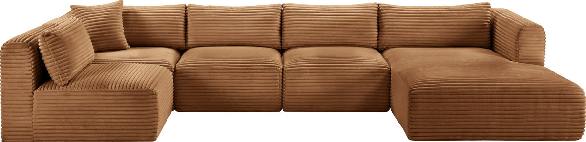 Shaggy - Fabric 5 Piece Modular U-Shaped Sectional - Urban Living Furniture (Los Angeles, CA)
