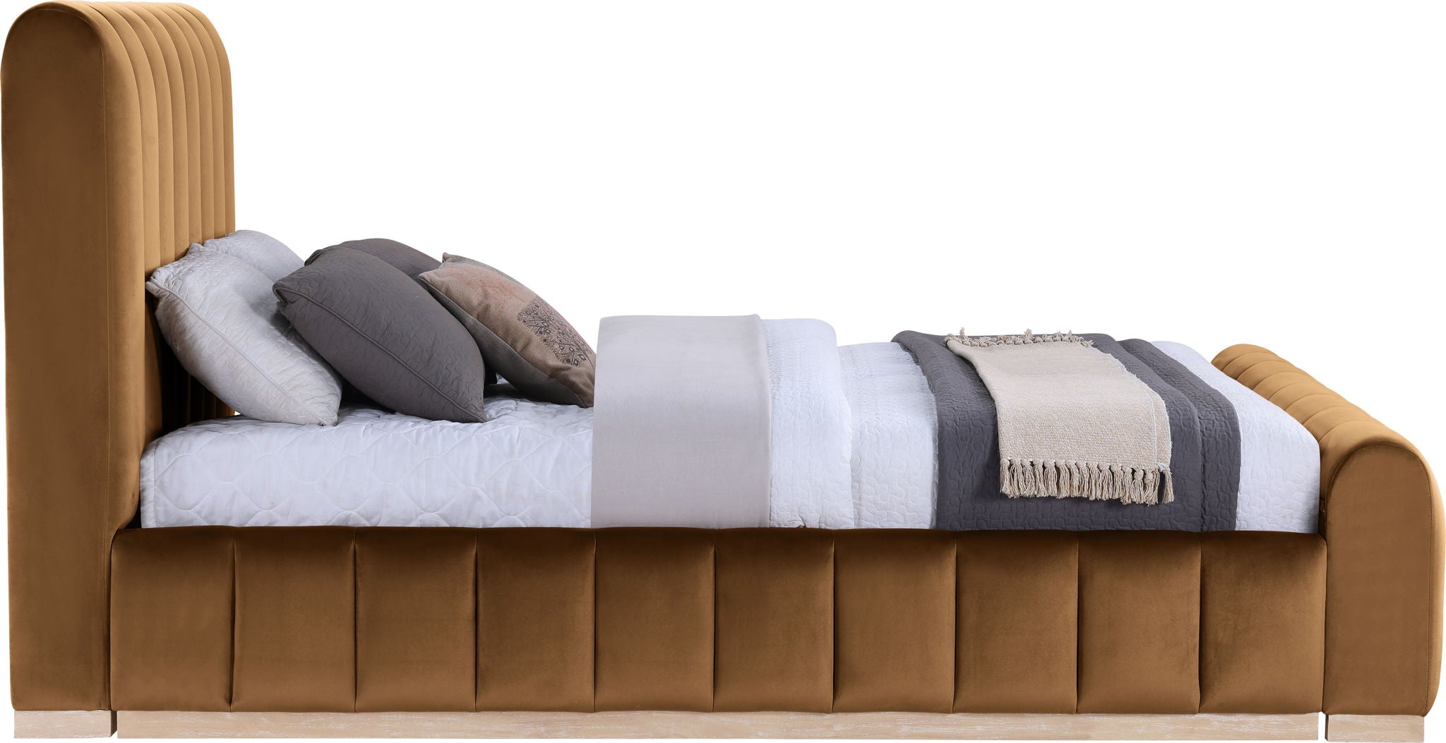 Amara - Velvet Bed - Urban Living Furniture (Los Angeles, CA)