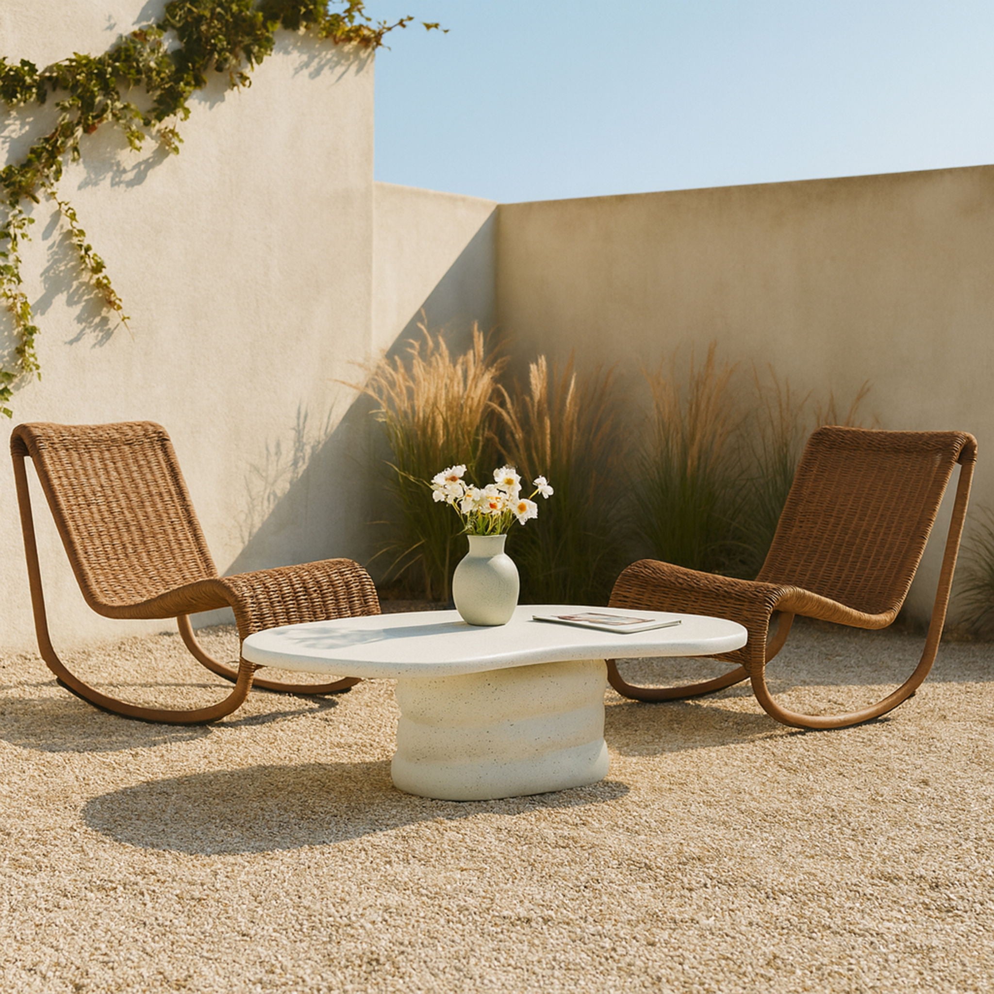 Branna - Concrete Coffee Table - Urban Living Furniture (Los Angeles, CA)