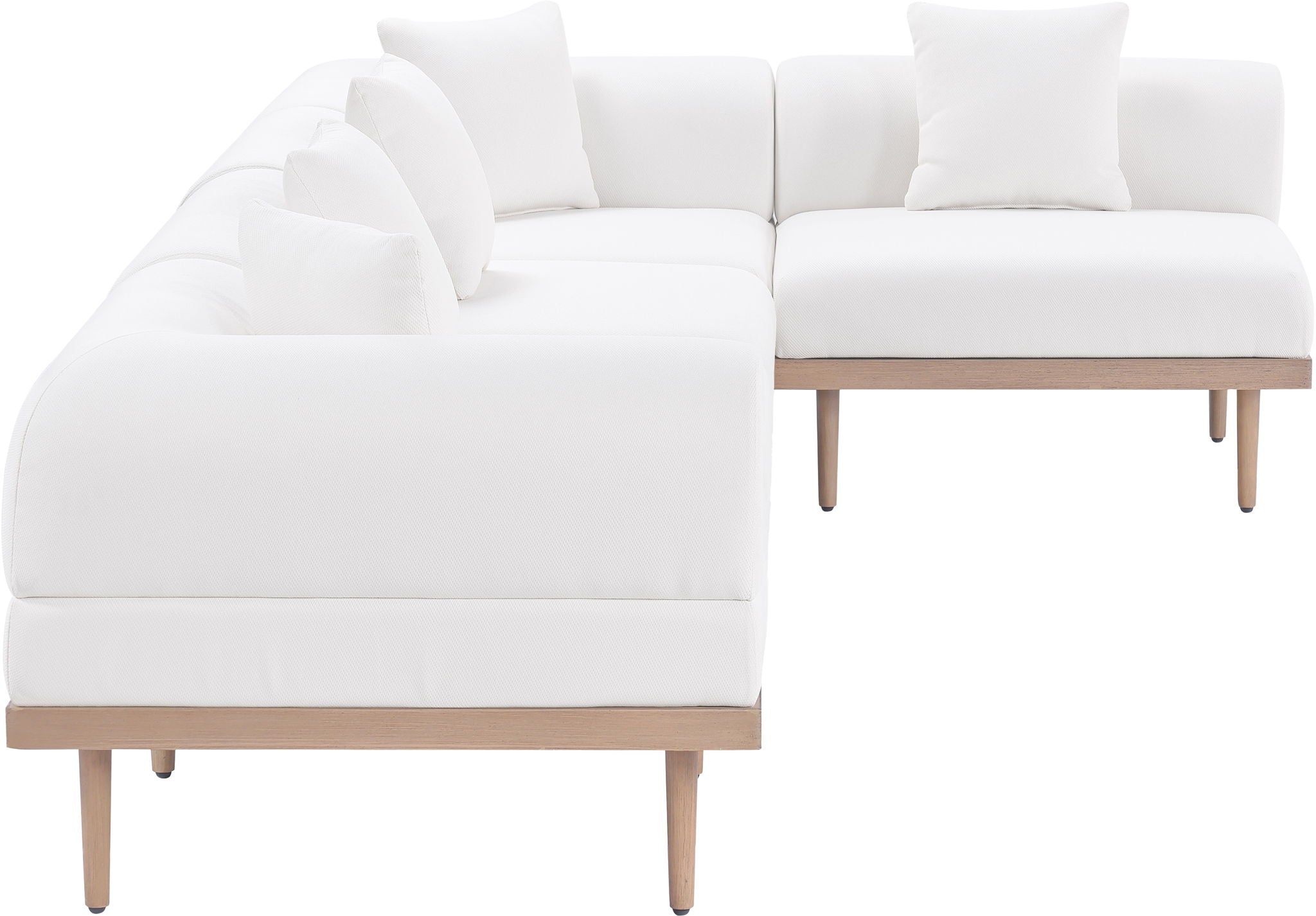 Laguna - 5 Piece 106.5" Upholstered Outdoor Patio Modular Sectional - Urban Living Furniture (Los Angeles, CA)