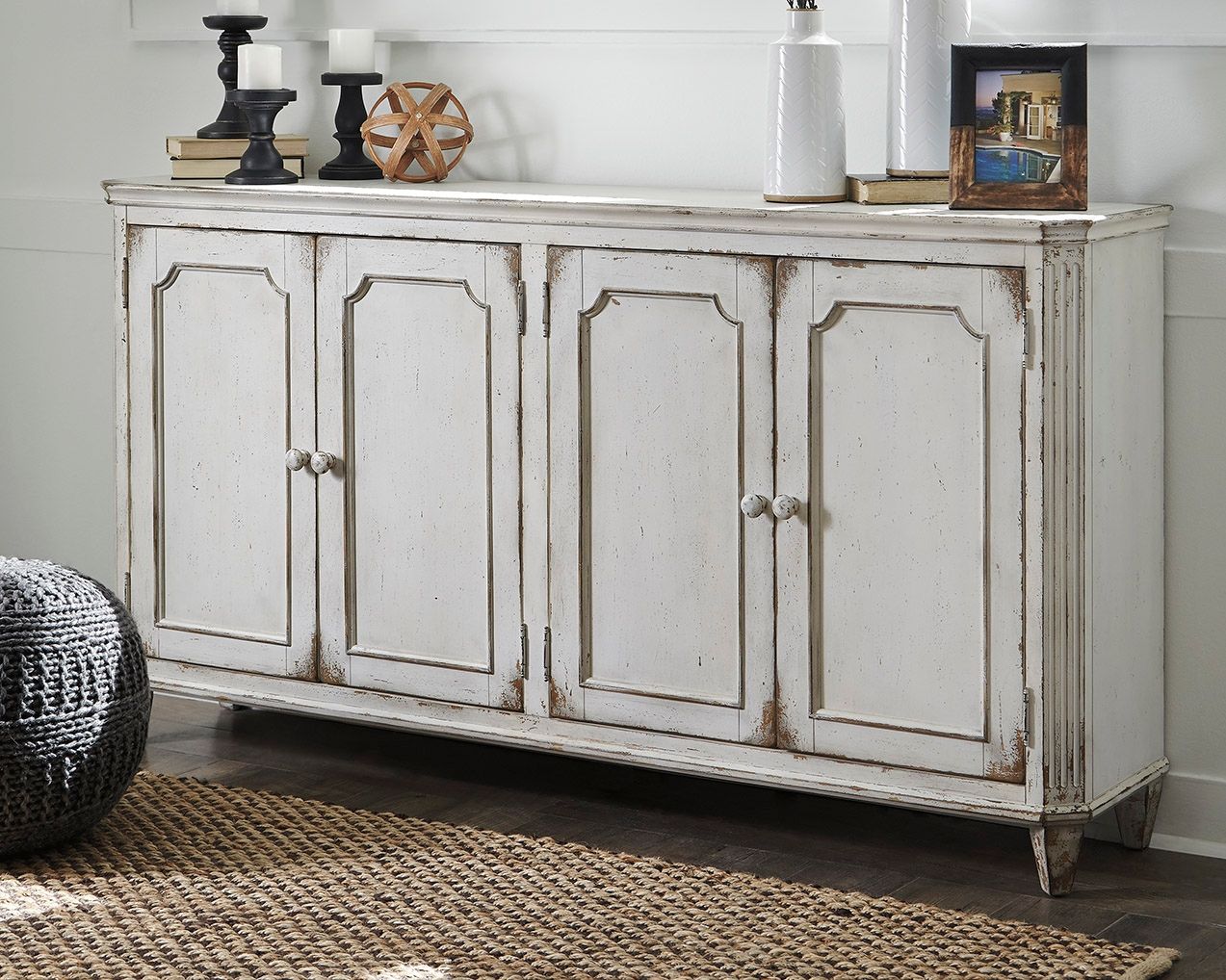 Mirimyn - Antique White - Accent Cabinet - Urban Living Furniture (Los Angeles, CA)