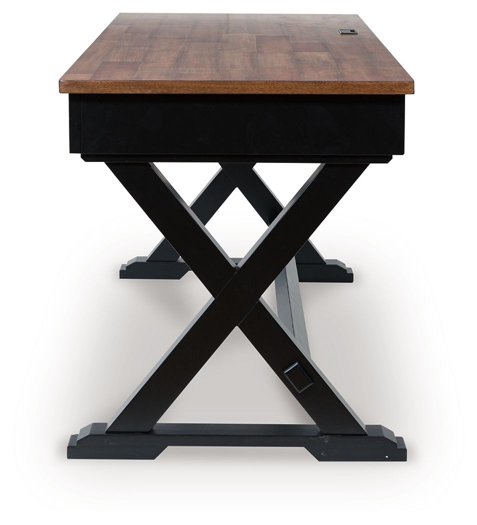 Wildenauer - Brown / Black - Home Office Desk - Urban Living Furniture (Los Angeles, CA)