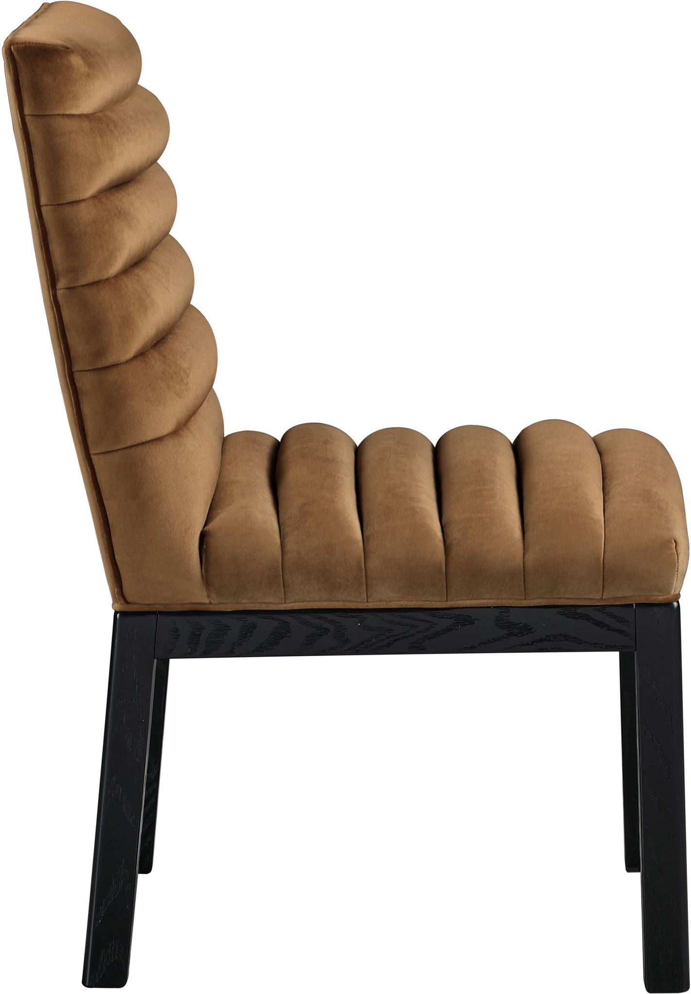 Evelyn - Dining Chair With Black Legs - Saddle - Urban Living Furniture (Los Angeles, CA)