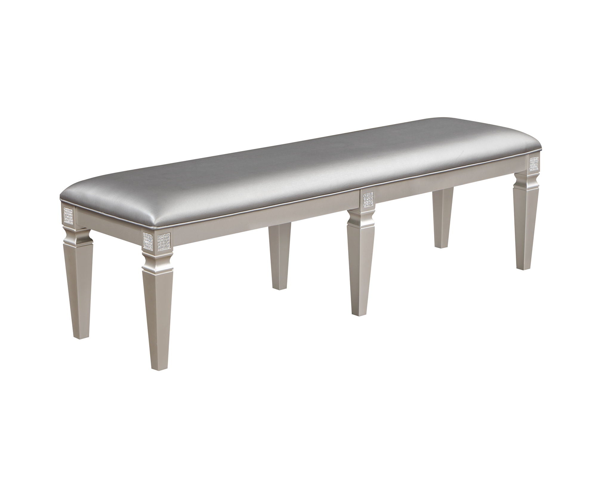 Klina - Bench - Silver - Urban Living Furniture (Los Angeles, CA)