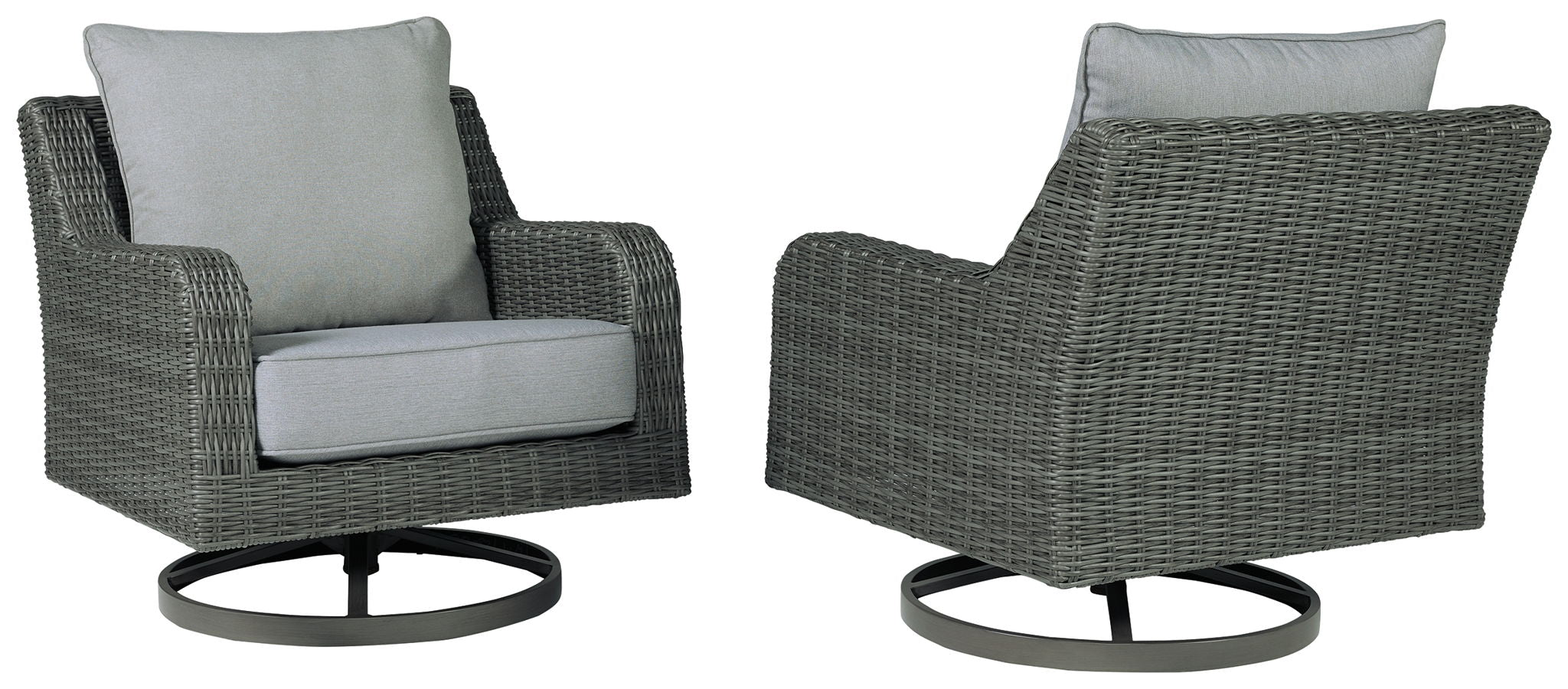 Elite Park - Gray - Swivel Lounge w/ Cushion - Urban Living Furniture (Los Angeles, CA)
