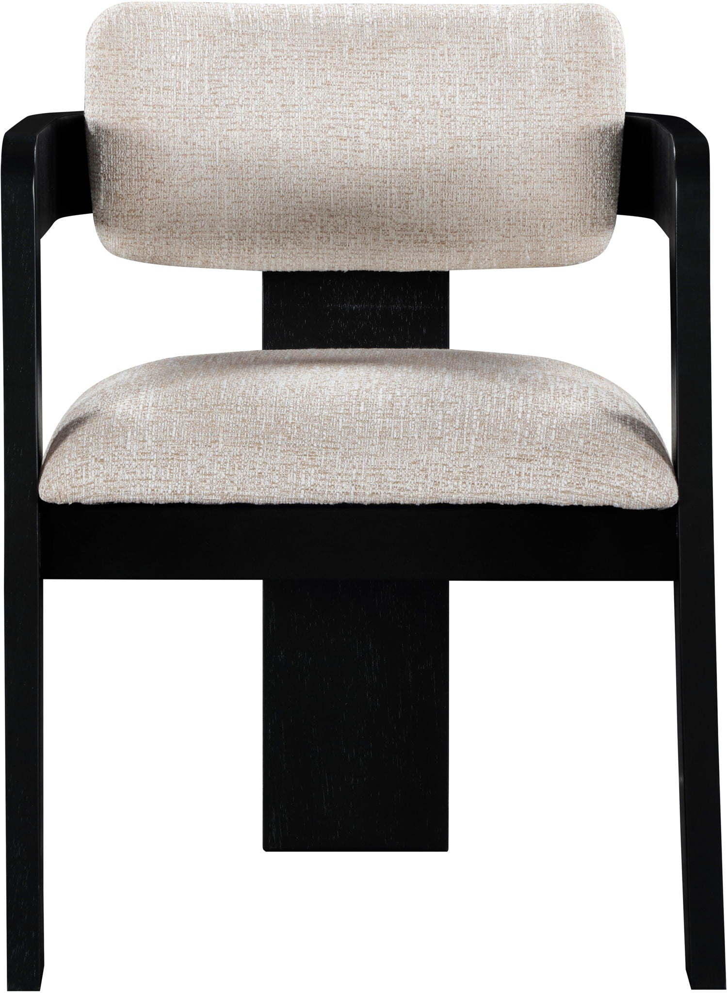 Sacha - Linen Dining Chair With Black Base (Set of 2) - Urban Living Furniture (Los Angeles, CA)