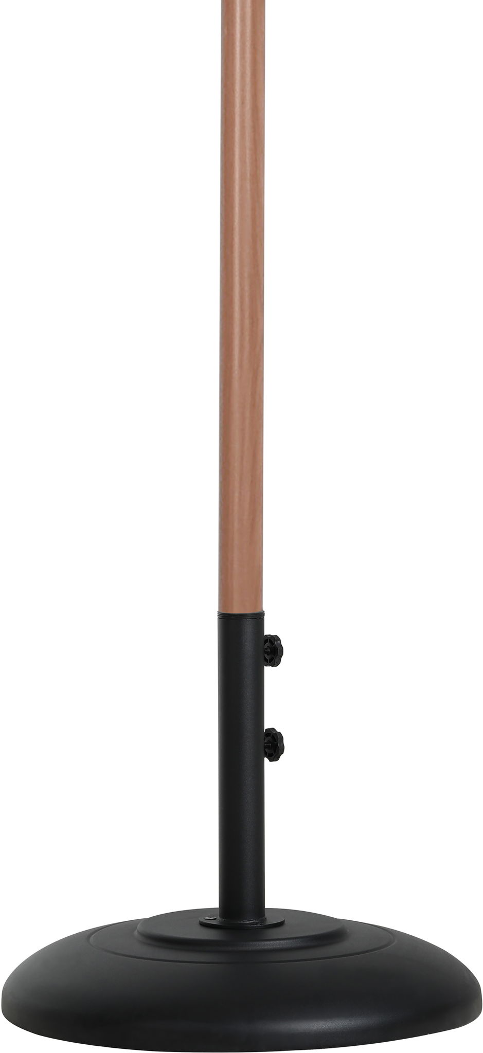 Fiji - Aluminum Patio Umbrella With Round Black And Teak Base - Urban Living Furniture (Los Angeles, CA)