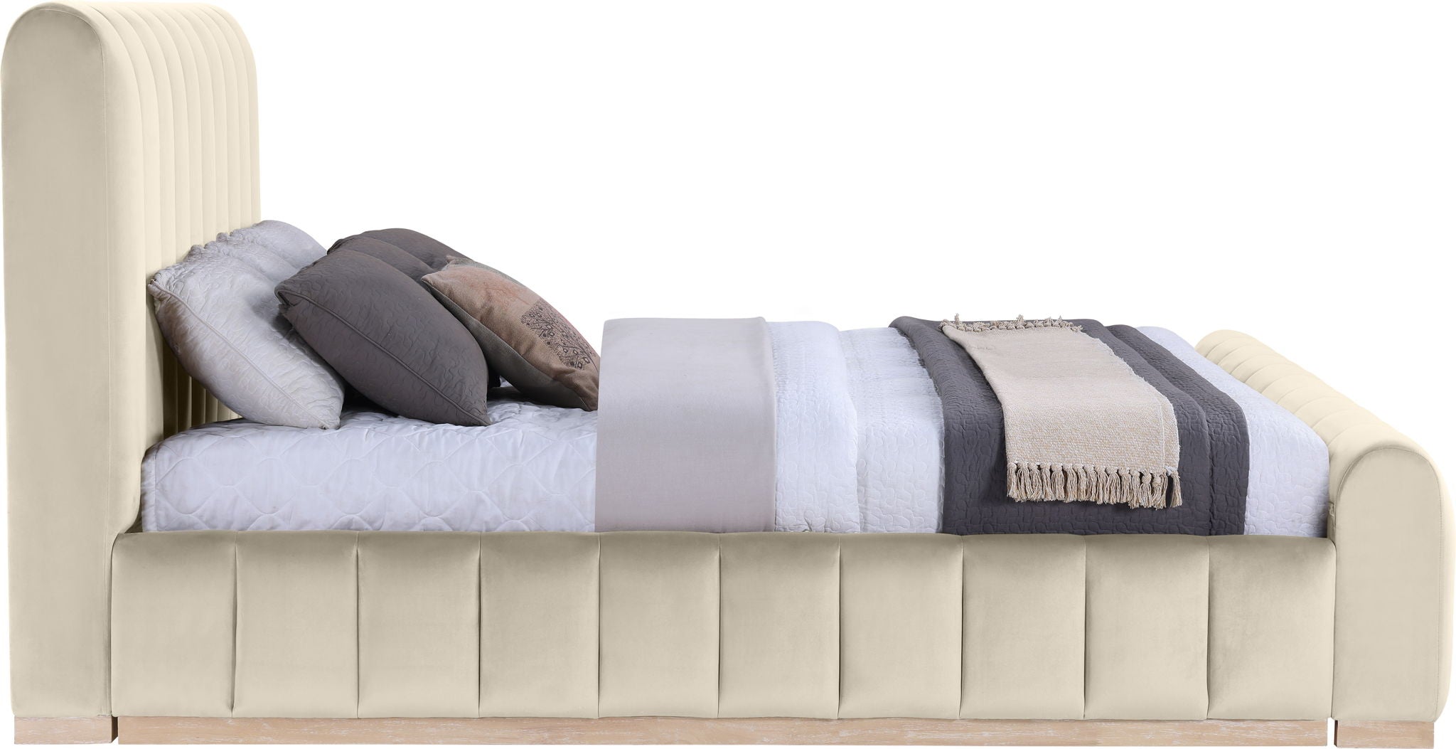 Amara - Velvet Bed - Urban Living Furniture (Los Angeles, CA)