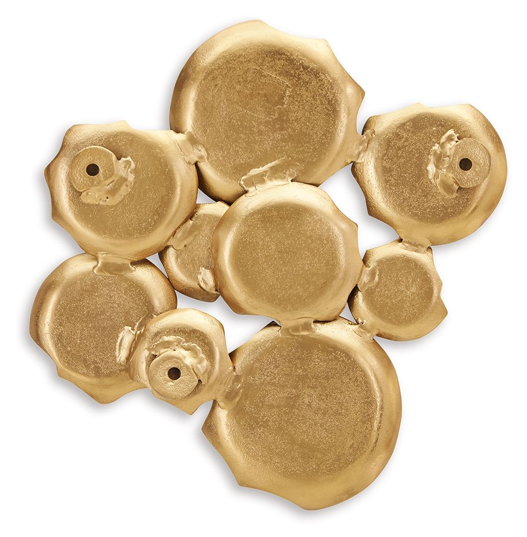 Gageton - Antique Gold Finish - Wall Decor - Urban Living Furniture (Los Angeles, CA)