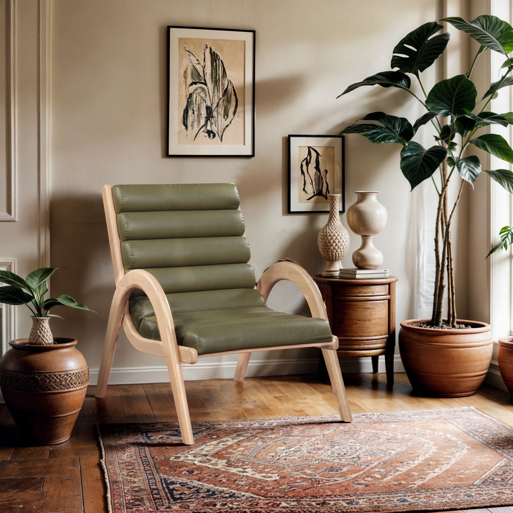 Randal - Accent Chair - Natural Frame - Urban Living Furniture (Los Angeles, CA)
