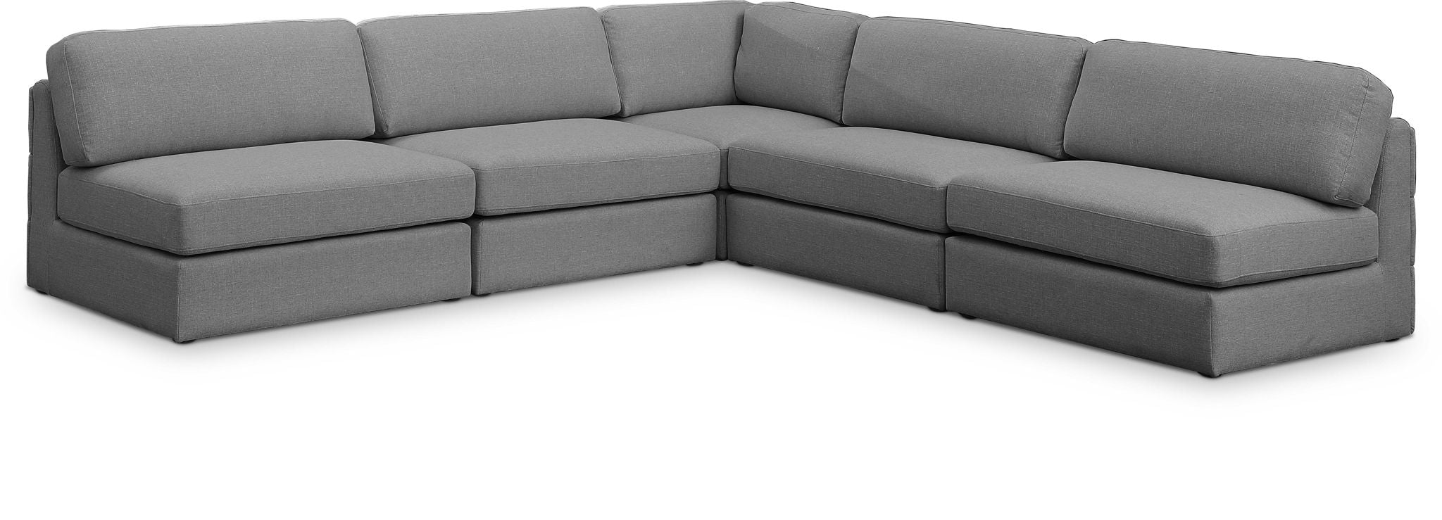 Beckham - 5 Piece Modular Corner Armless Sectional - Urban Living Furniture (Los Angeles, CA)