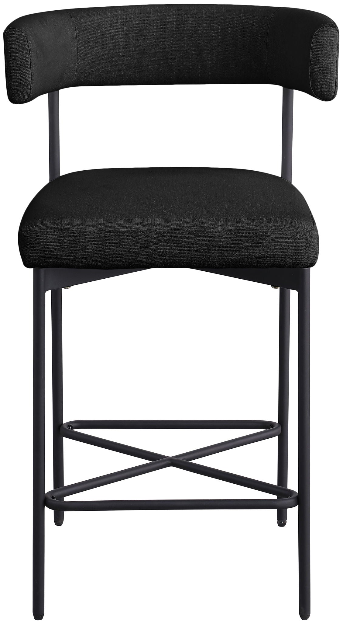 Rivage - Durable Stool With Black Frame (Set of 2) - Urban Living Furniture (Los Angeles, CA)