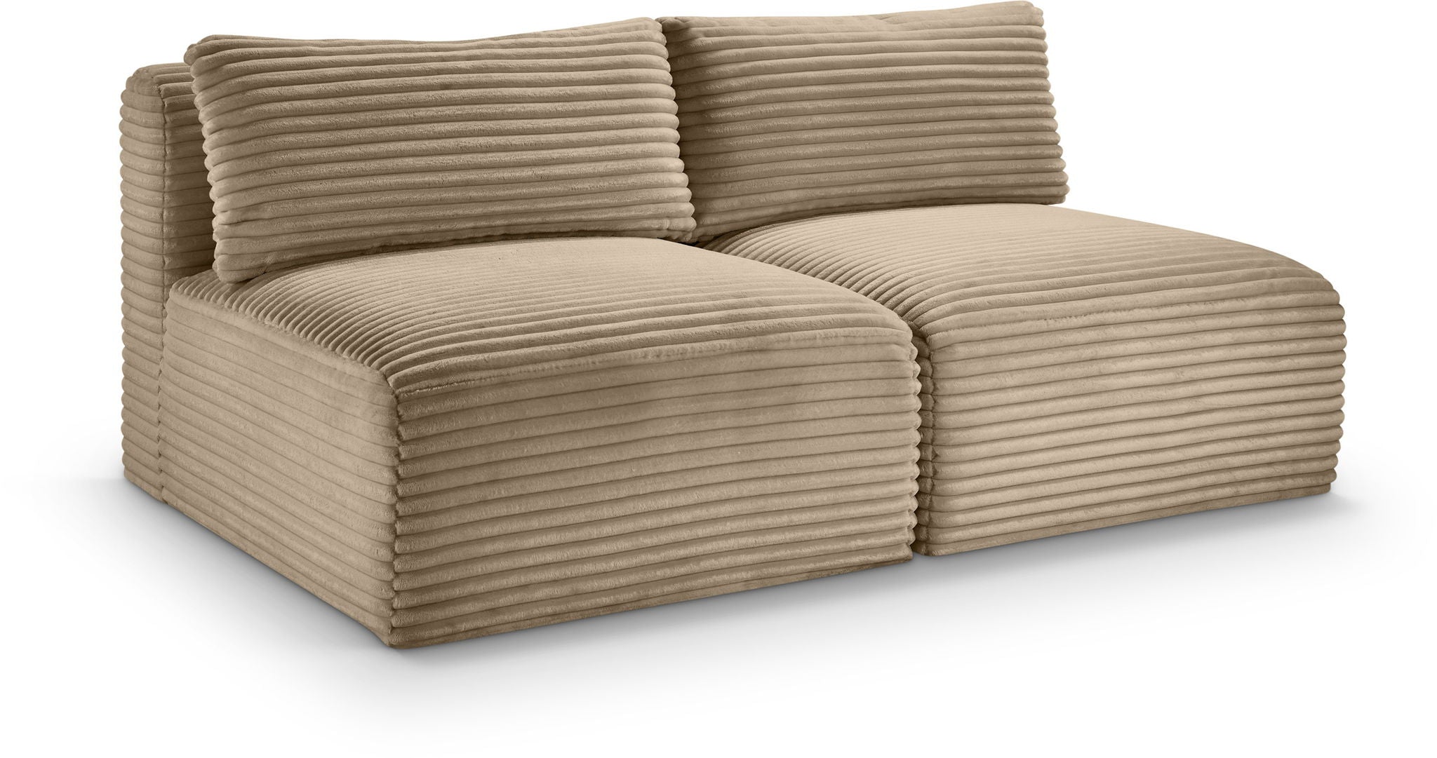 Shaggy - Fabric 2 Seat Modular Armless Sofa - Urban Living Furniture (Los Angeles, CA)