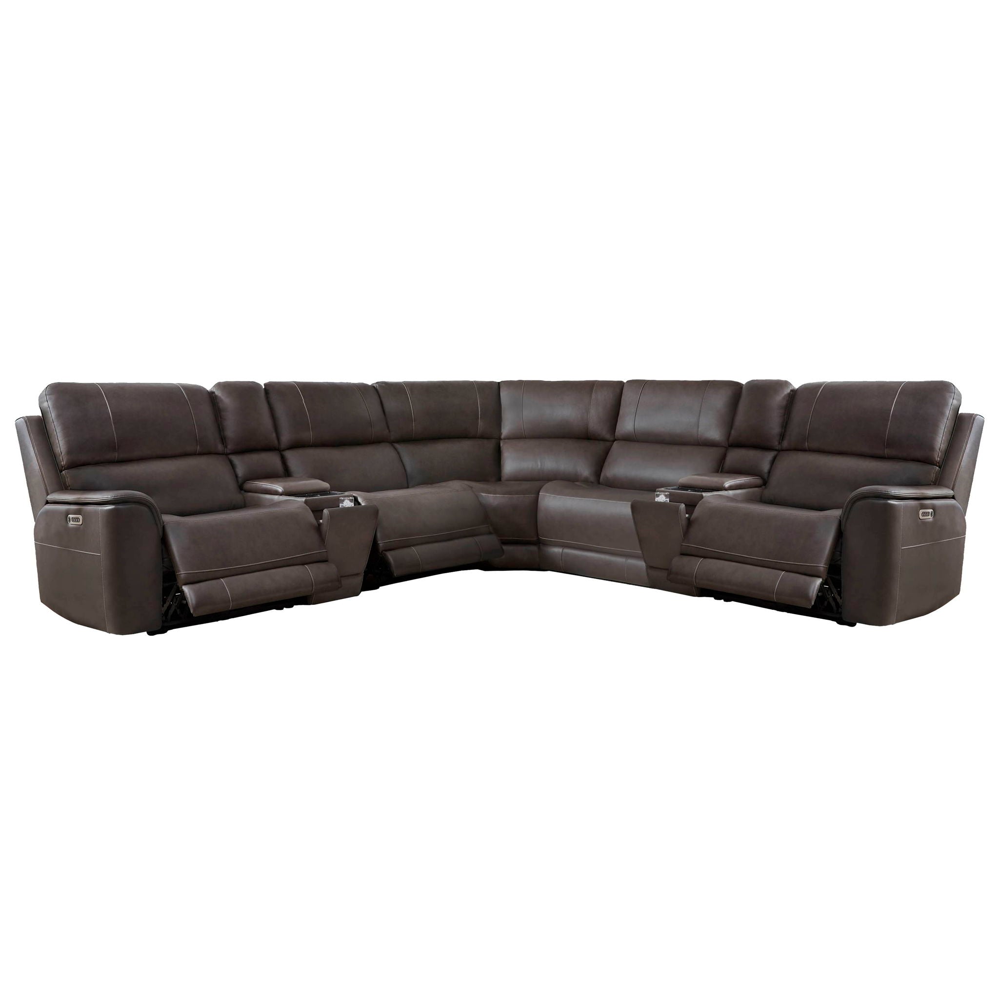 Easton - Power Reclining Sectional With Power Adjustable Headrests - Urban Living Furniture (Los Angeles, CA)