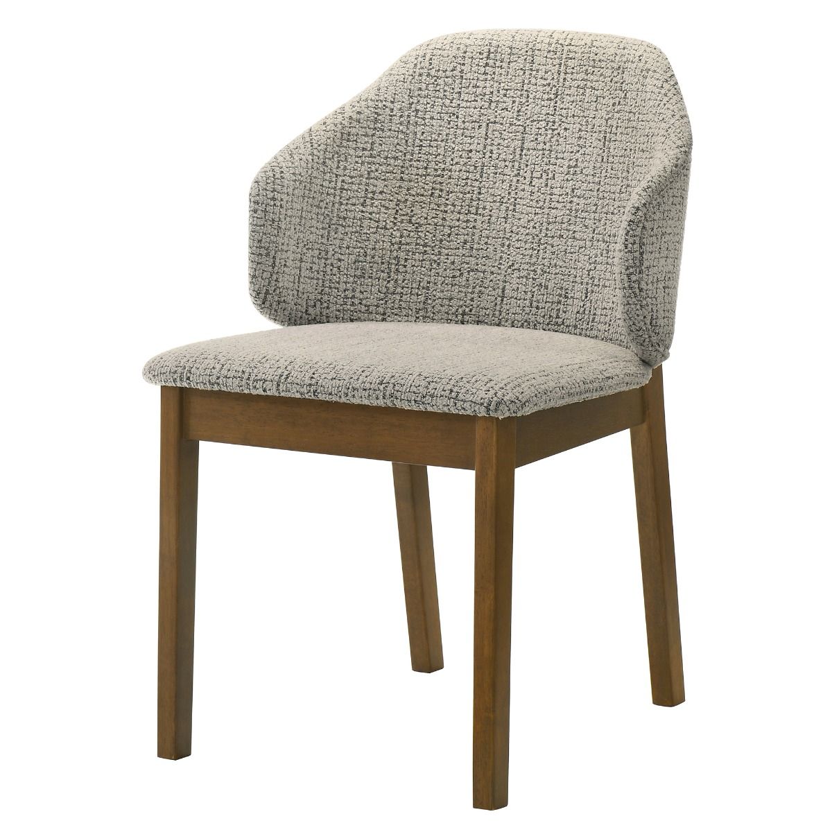 Oleia - Side Chair (Set of 2) - Chenille & Walnut - Urban Living Furniture (Los Angeles, CA)