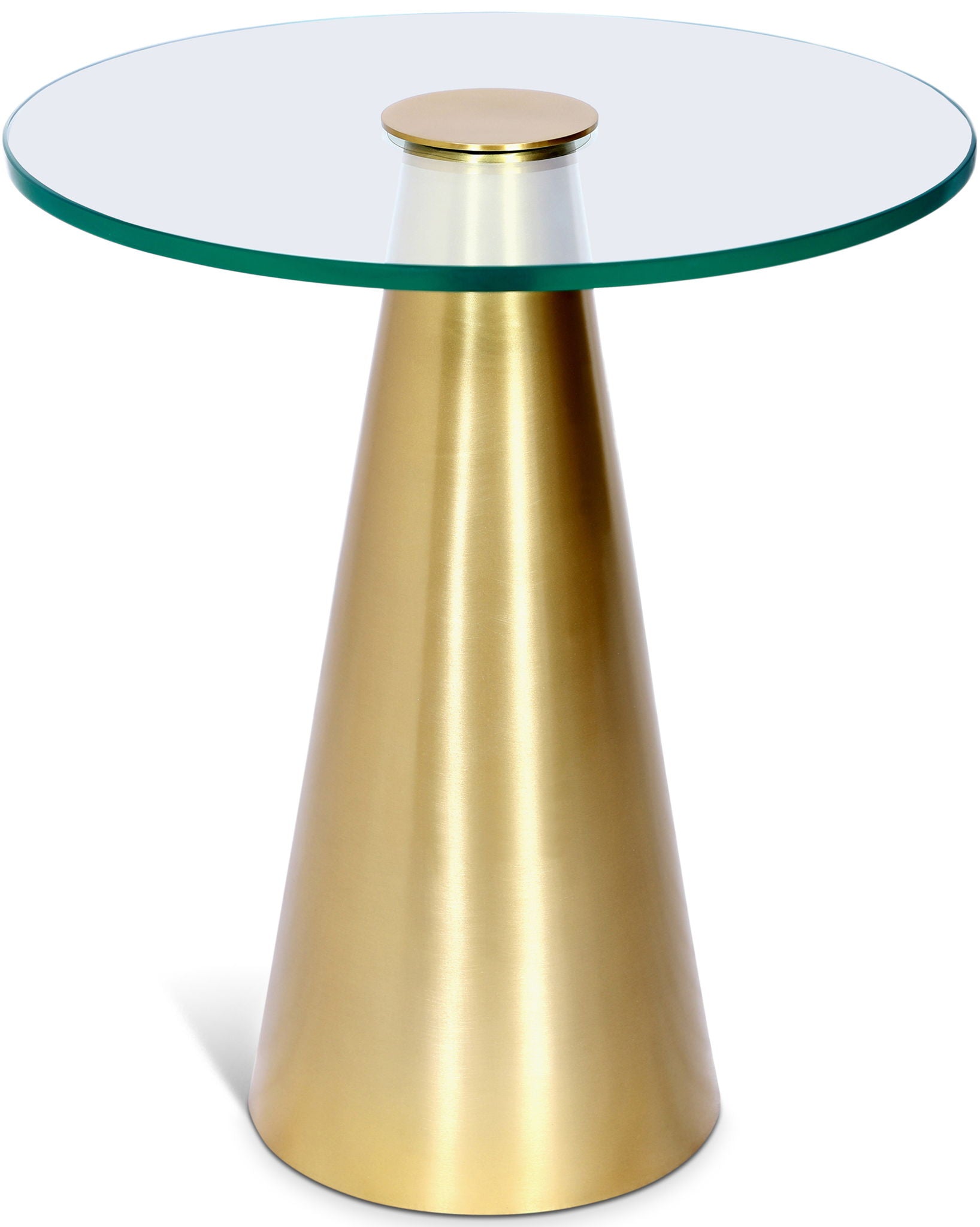 Glassimo - End Table - Gold - Urban Living Furniture (Los Angeles, CA)