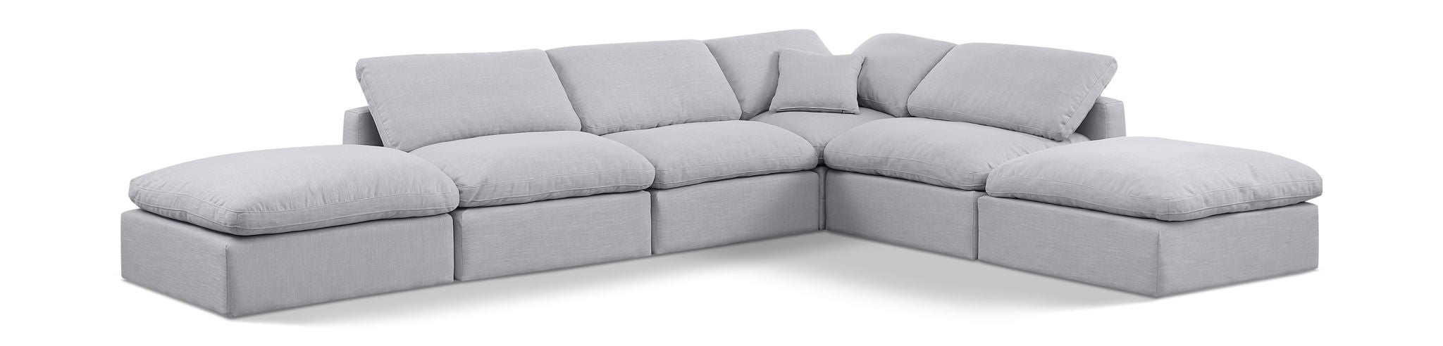 Indulge - Linen 6 Piece Modular Armless Sectional - Urban Living Furniture (Los Angeles, CA)