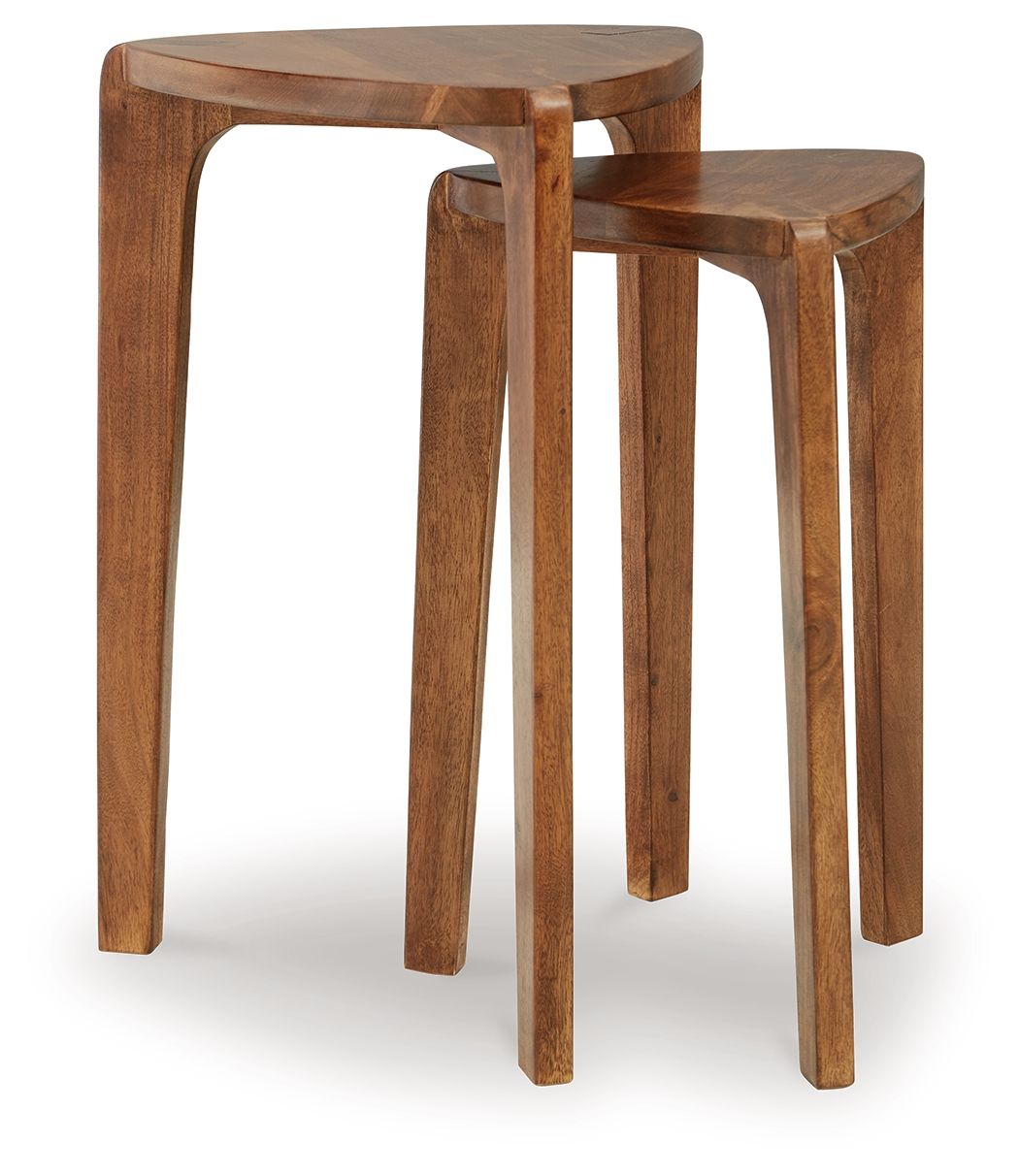 Brynnleigh - Medium Brown - Accent Table Set (Set of 2) - Urban Living Furniture (Los Angeles, CA)
