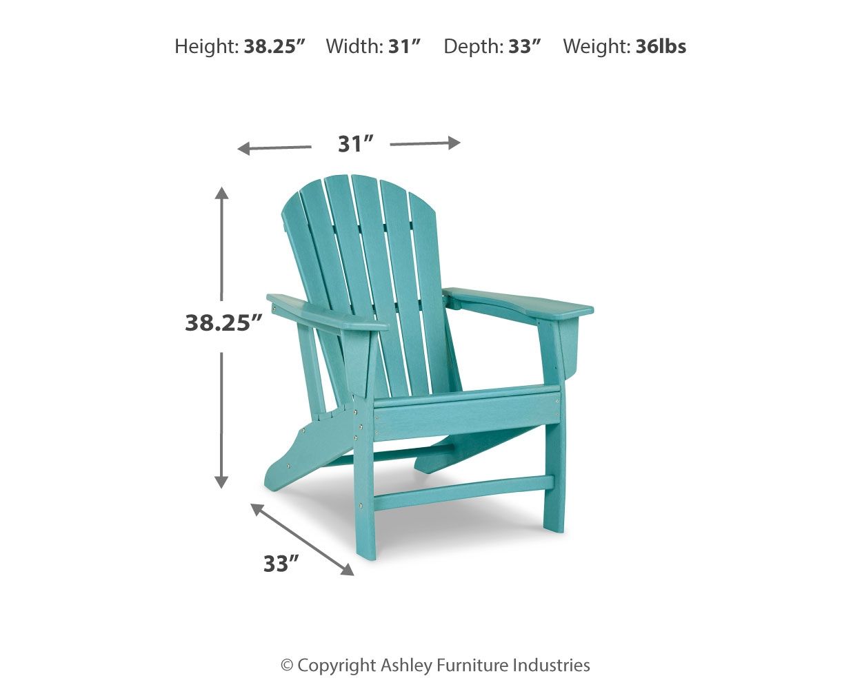 Sundown Treasure - Outdoor Adirondack Chair - Urban Living Furniture (Los Angeles, CA)