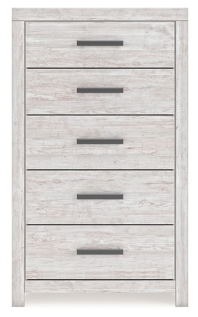 Cayboni - Whitewash - Five Drawer Chest - Urban Living Furniture (Los Angeles, CA)