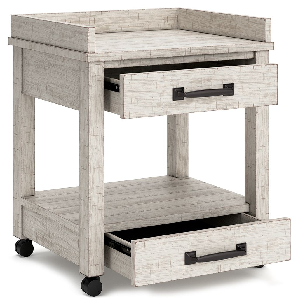 Carynhurst - Whitewash - Printer Stand - Urban Living Furniture (Los Angeles, CA)