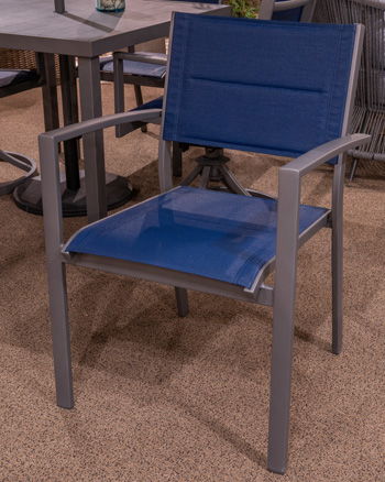 Rocky Creek - Blue / Gray - Sling Arm Chair (Set of 4) - Urban Living Furniture (Los Angeles, CA)