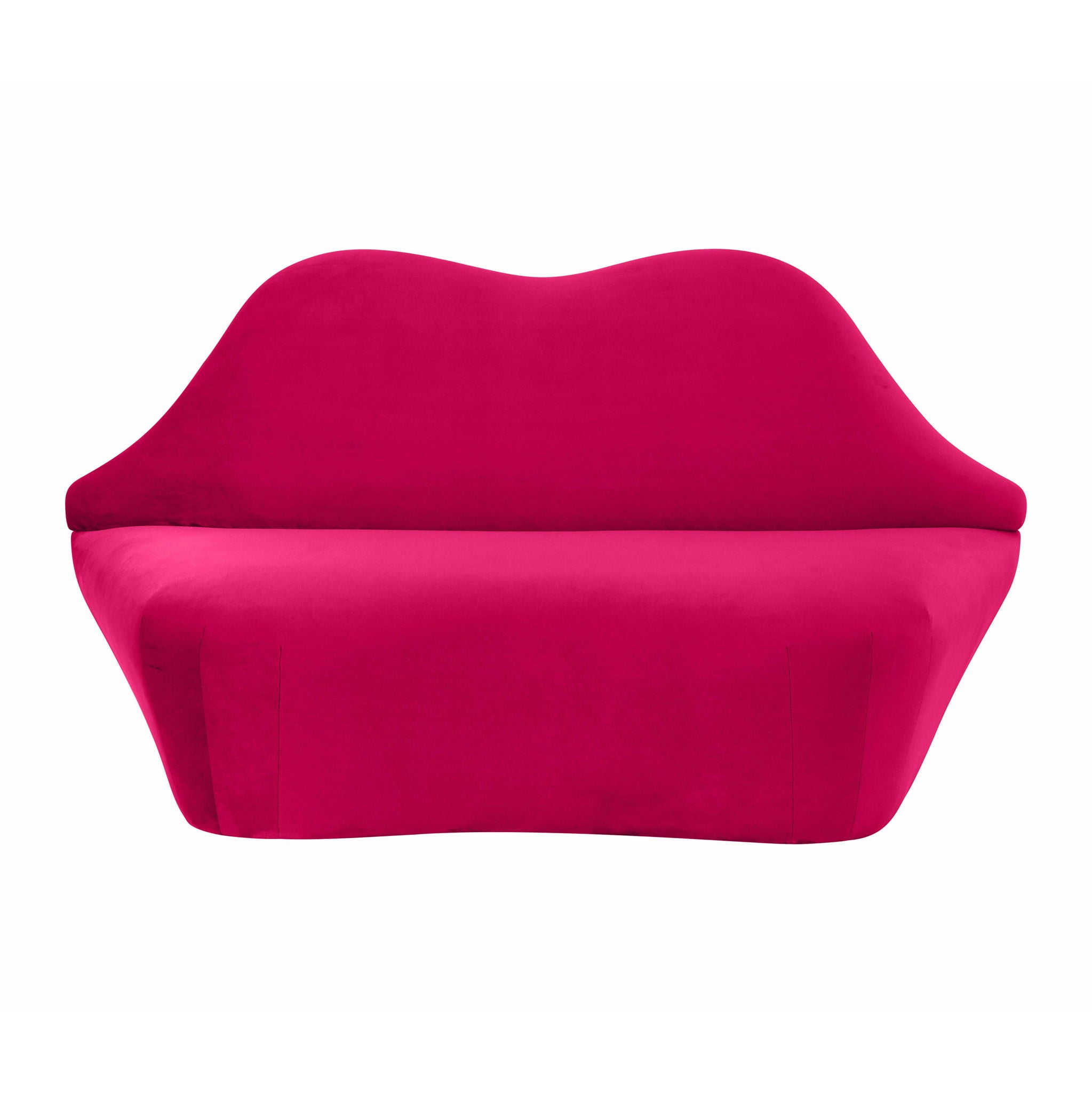 Lips - Velvet Settee - Hot Pink - Urban Living Furniture (Los Angeles, CA)