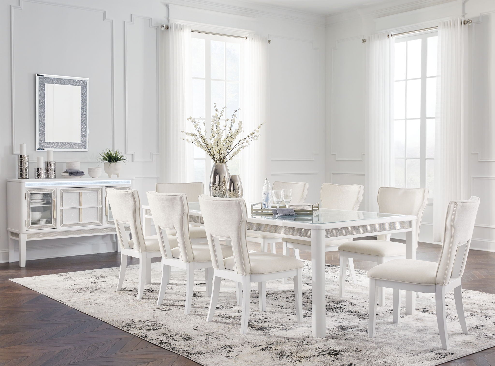Chalanna - Rectangular Dining Room Extension Table Set - Urban Living Furniture (Los Angeles, CA)