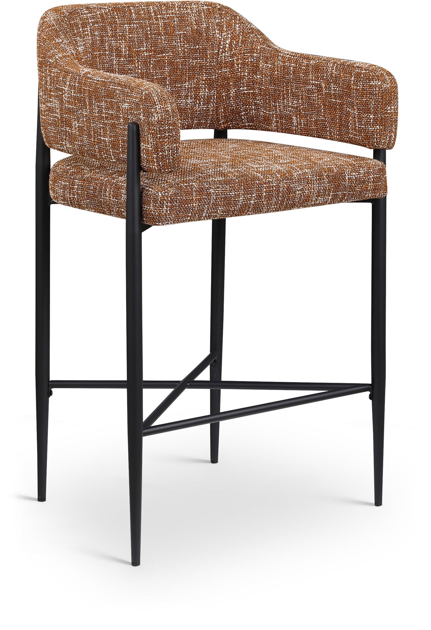 Dame - Fabric Upholstered Counter Stool (Set of 2) - Urban Living Furniture (Los Angeles, CA)