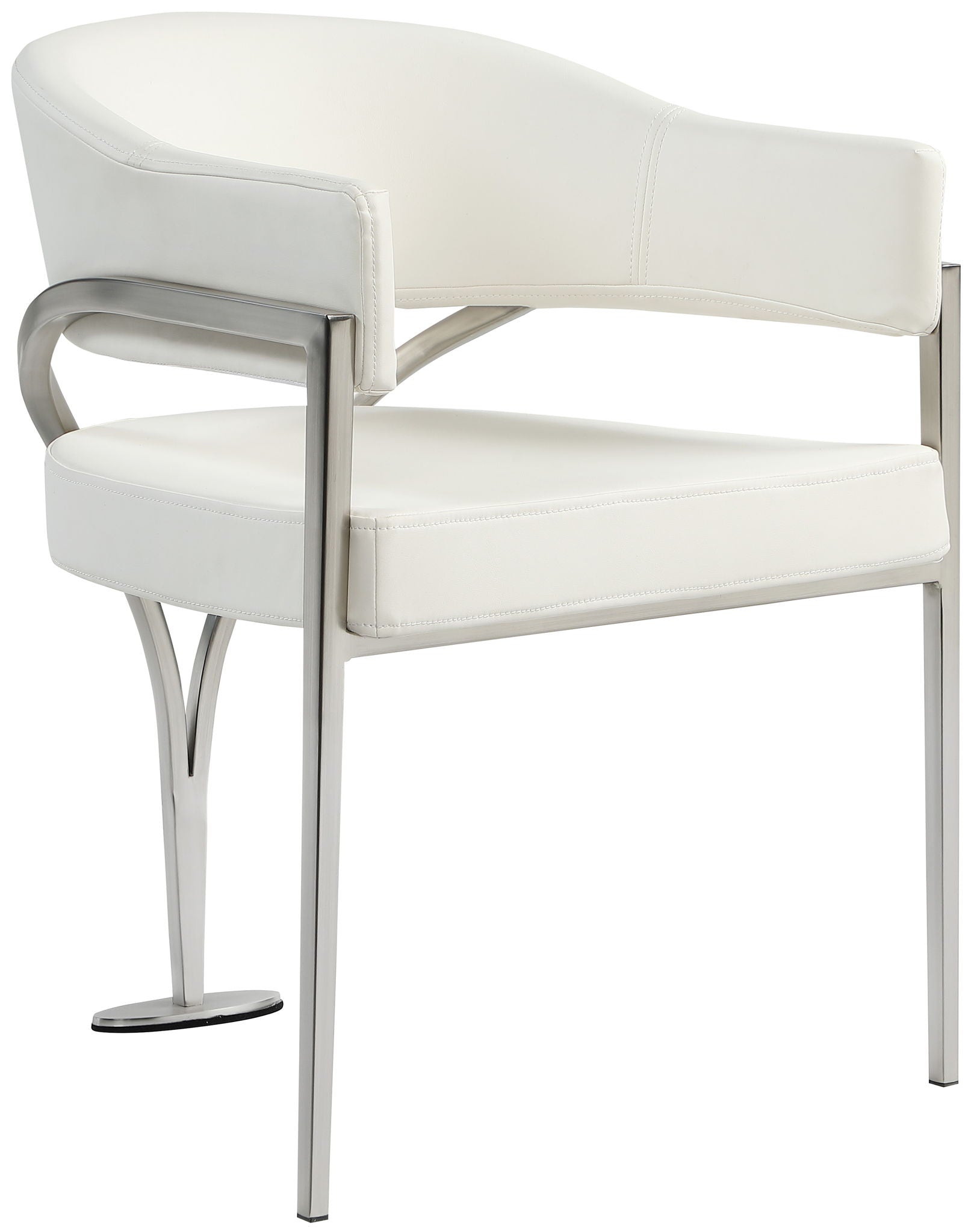 Madelyn - Dining Chair (Set of 2) - Cream - Faux Leather - Urban Living Furniture (Los Angeles, CA)