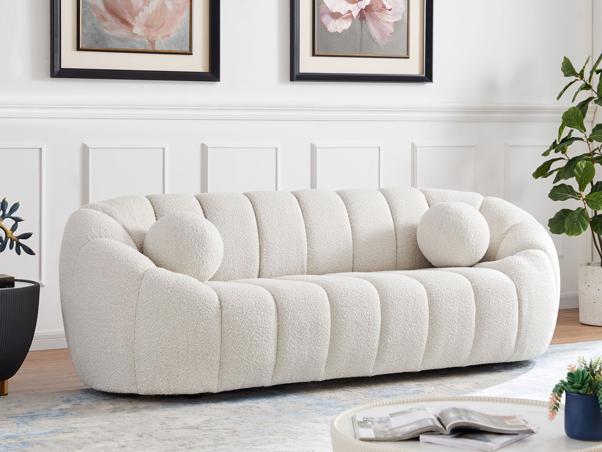 Elijah - Boucle Sofa - Urban Living Furniture (Los Angeles, CA)