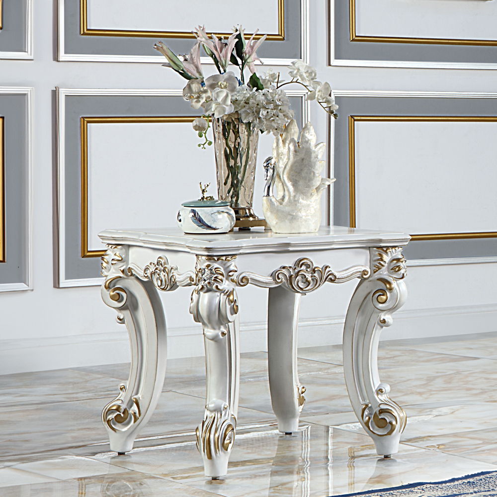 Vendome II - End Table - Antique Pearl - Urban Living Furniture (Los Angeles, CA)