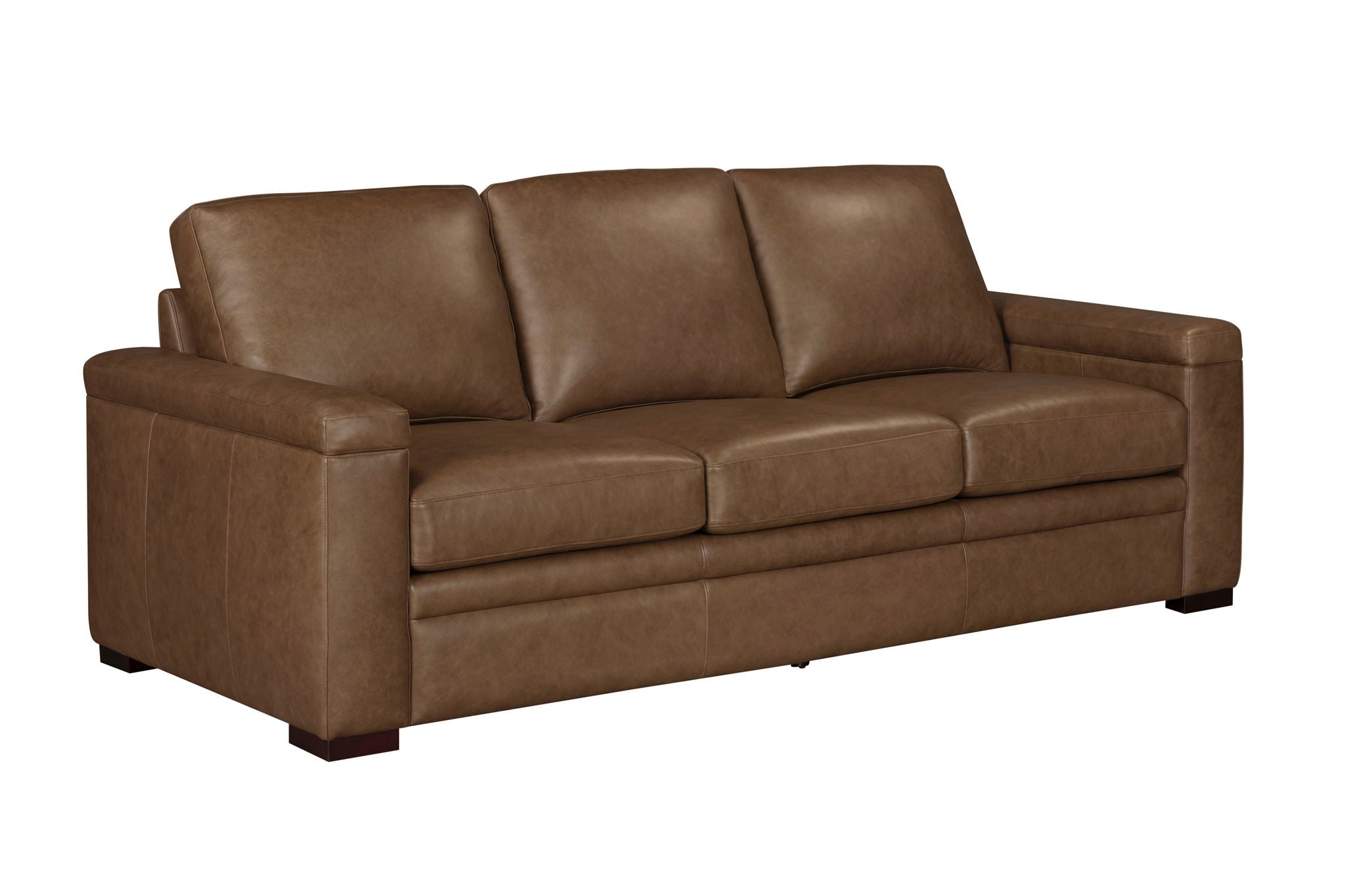 tobacco leather sofa Pickett Reclining Set grain Portfolio leather with a subtle two Garrison - Stationary Sofa -