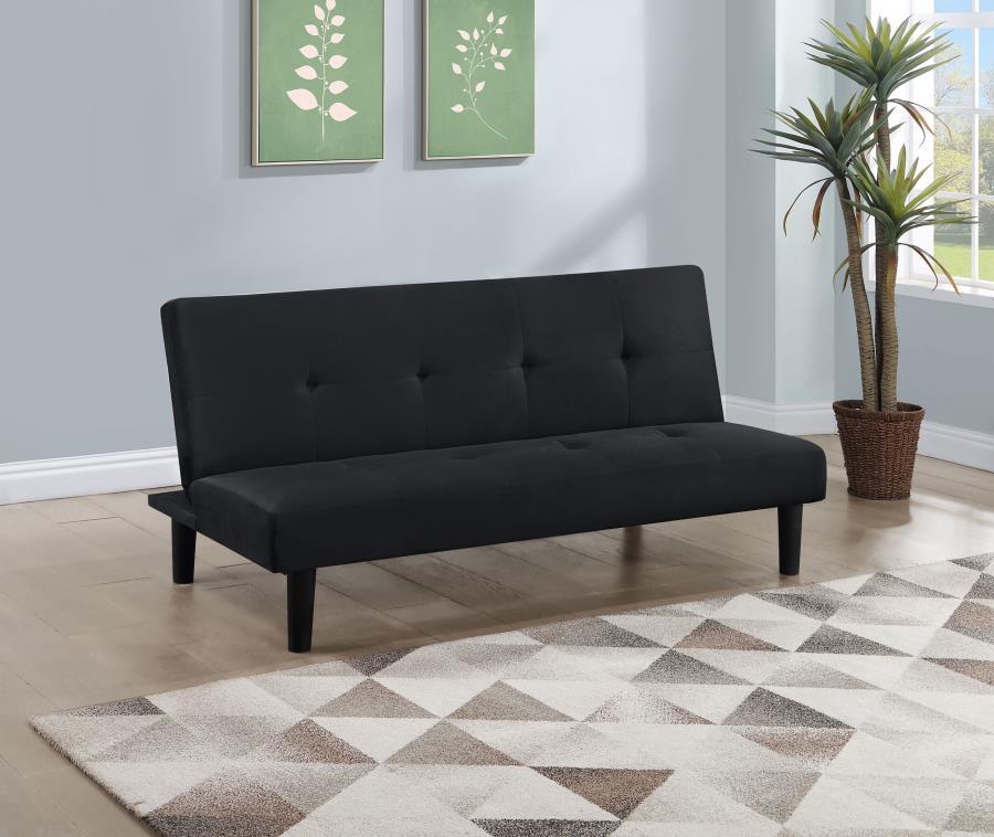 Stanford - Upholstered Tufted Convertible Sofa Bed - Black - Urban Living Furniture (Los Angeles, CA)