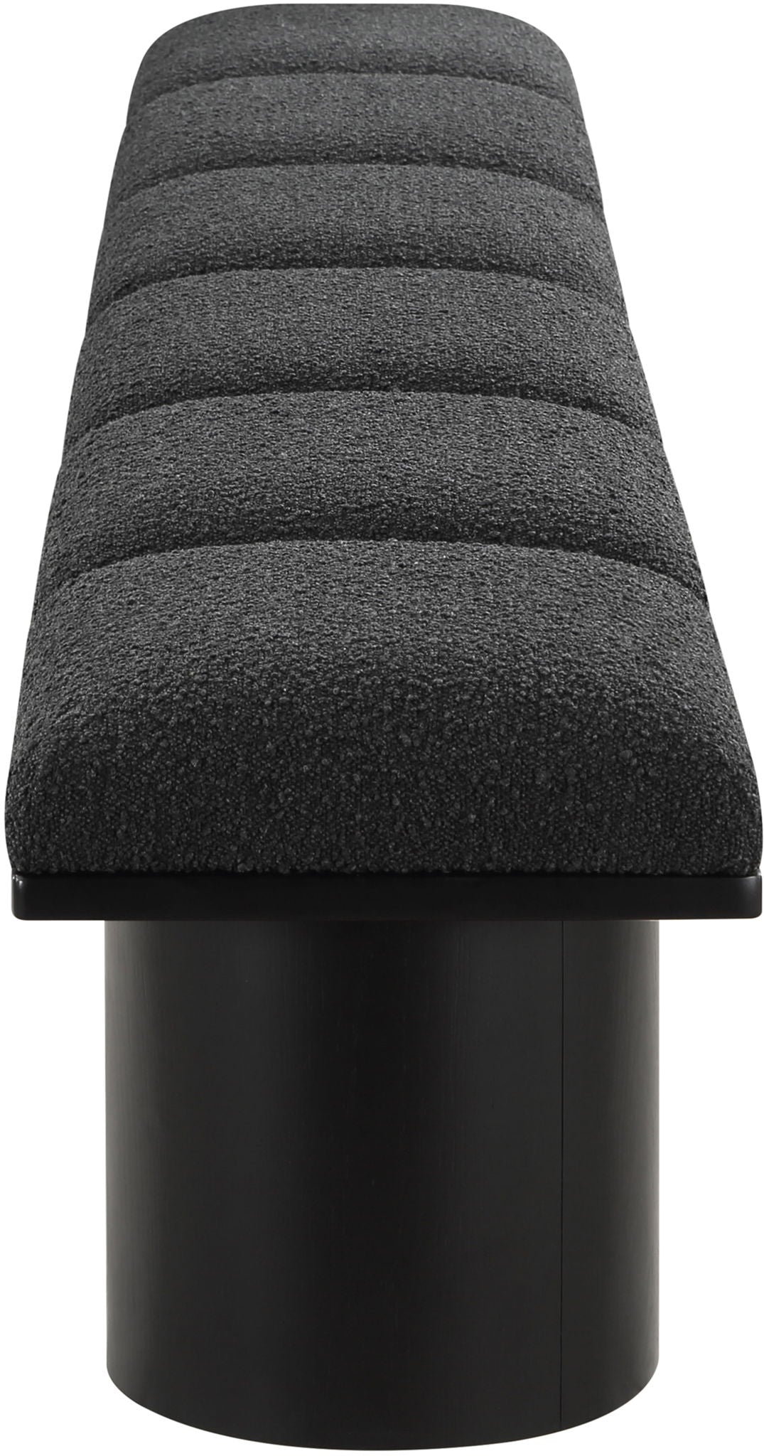 Pavilion - 6 Piece Modular Bench With Black Base